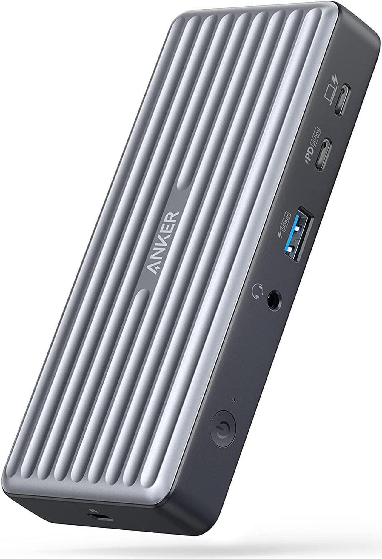 Main image of Anker USB C Docking Station, PowerExpand 9-in-1 USB-C PD Dock, 60W Charging for Laptop, 20W Power Delivery Charging, 4K HDMI and DisplayPort, USB 3.0 and USB 2.0 Data, Gigabit Ethernet, 3.5 mm Audio