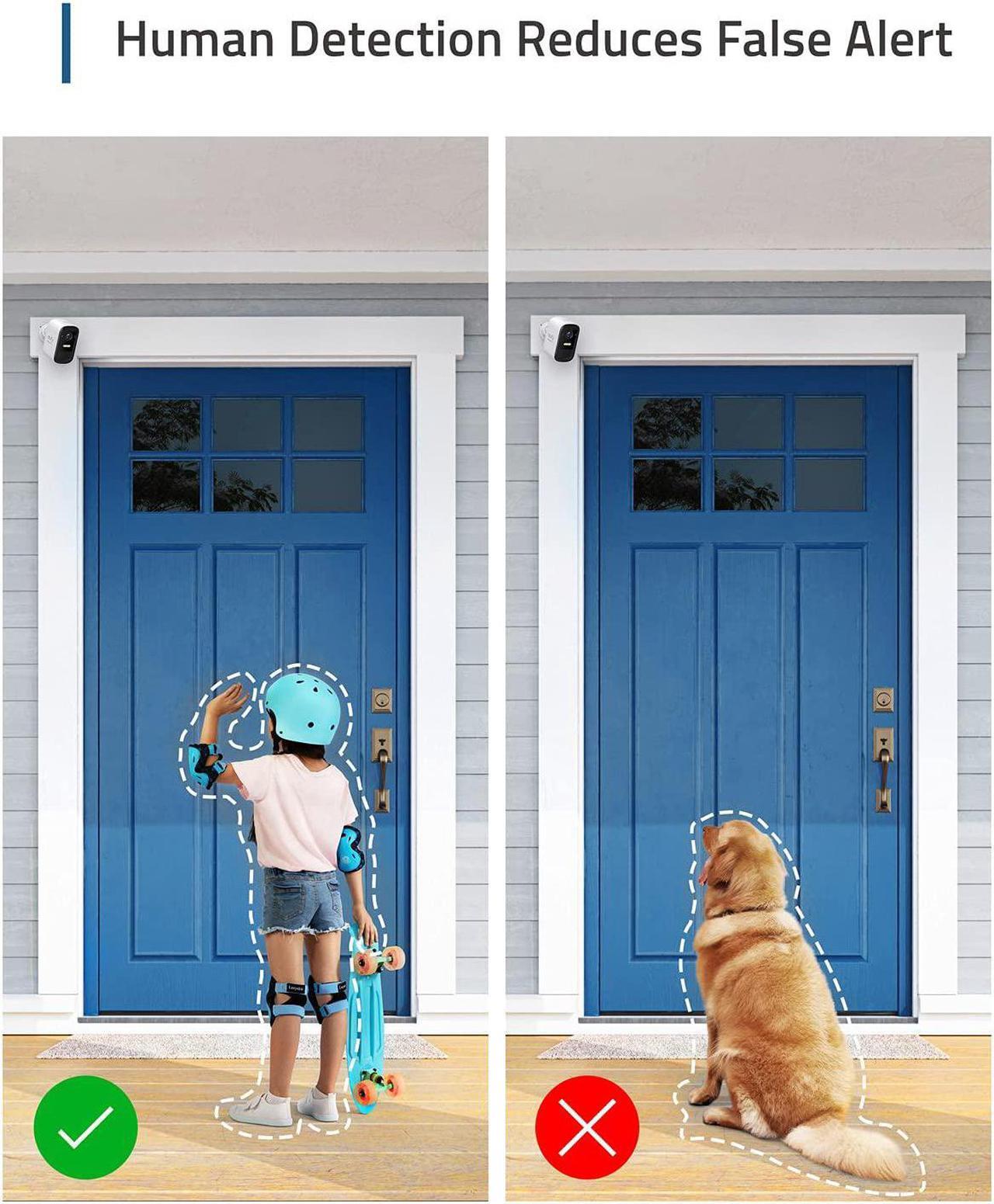 Alt view image 6 of 7 - eufy Security, Wireless Video Doorbell & eufyCam 2C Pro Bundle Kit, 2K Resolution Camera, 180-Day Battery Life, IP67, Night Vision, and No Monthly Fee, HomeKit Compatibility, 2 Cameras