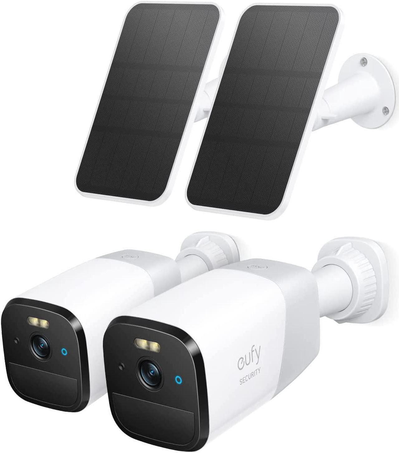 Main image of eufy Security 3G/4G LTE Cellular Outdoor Security Camera with Solar Panel (2 packs), 2K HD, Starlight Night Vision, and Human Detection. Works with AT&T and Verizon. EIOTCLUB SIM Card Included
