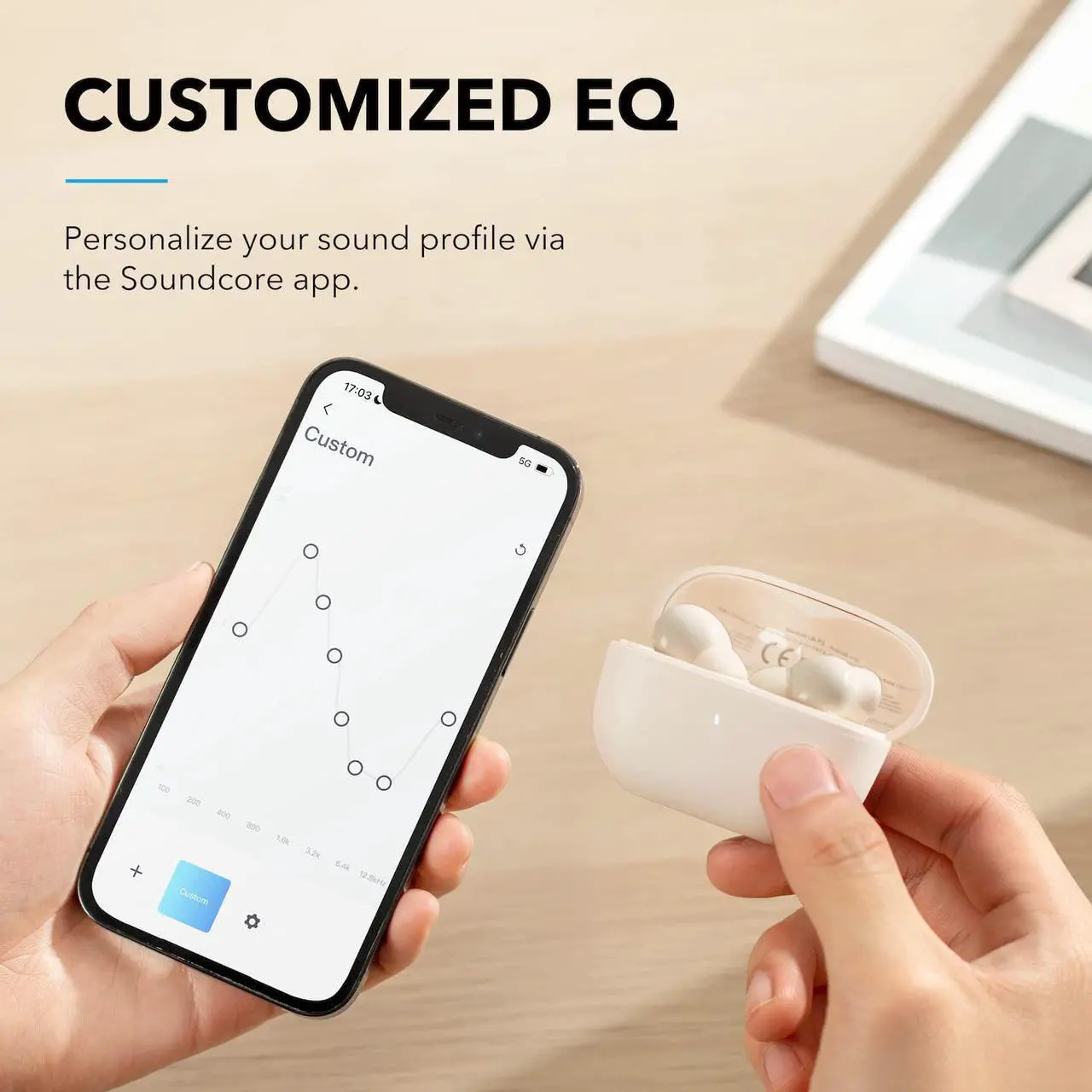 Alt view image 5 of 7 - Soundcore by Anker Life P3i Hybrid Active Noise Cancelling Earbuds, 4 Mics, AI-Enhanced Calls, 10mm Drivers, Powerful Sound, App for Custom EQ, 36H Playtime, Fast Charging, Transparency, Bluetooth 5.2