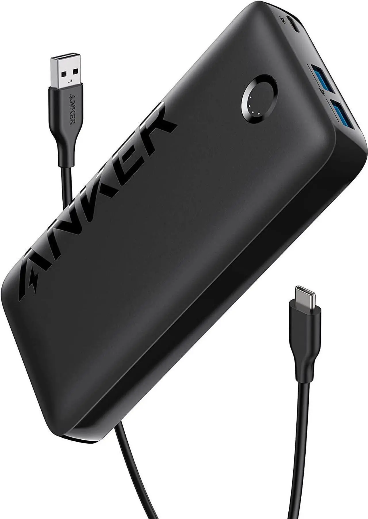 Main image of Anker 335 Power Bank (PowerCore 20K), 20W Portable Charger with USB-C Fast Charging, 20000mAh, Works for iPhone 13/12 Series, Samsung, iPad Pro, AirPods, Apple Watch, and More
