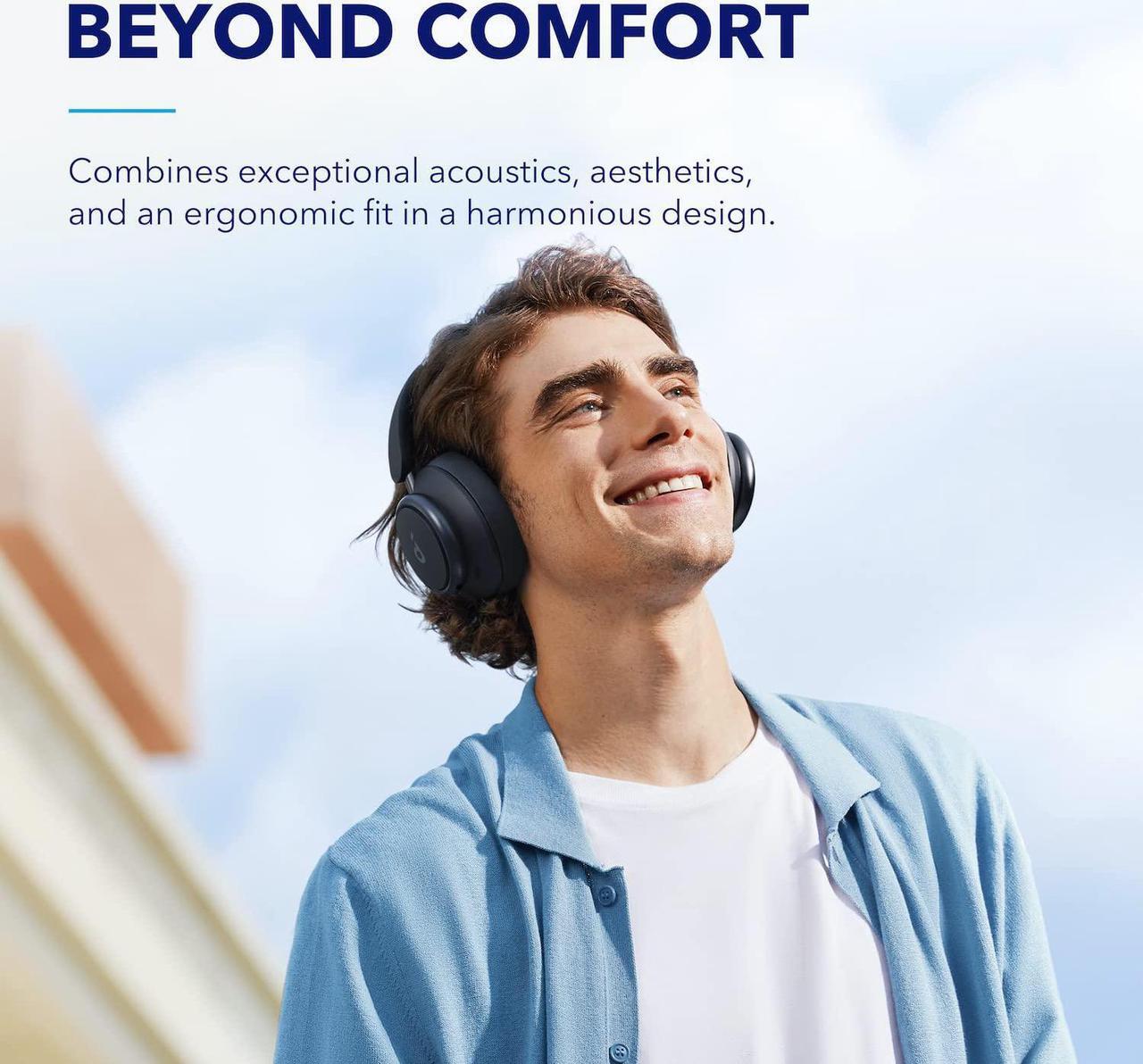 Alt view image 7 of 7 - soundcore by Anker Space Q45 Adaptive Noise Cancelling Headphones, Reduce Noise by Up to 98%, Ultra Long 50H Playtime, App Control, Hi-Res Sound with Details, Bluetooth 5.3, Ideal for Traveling