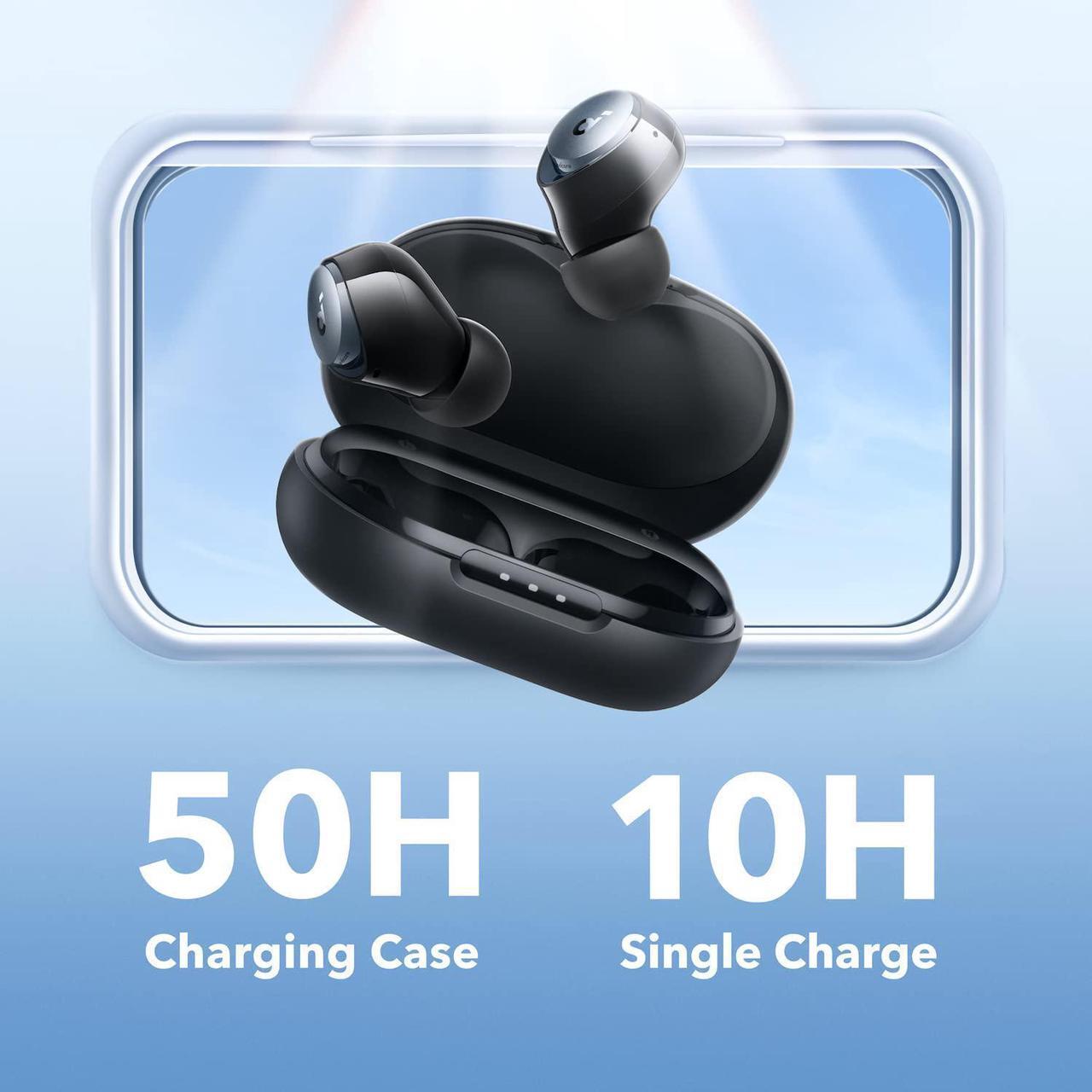 Alt view image 5 of 7 - Soundcore by Anker Space A40 All-New Noise Cancelling Earbuds | 50-Hour Playtime | Black