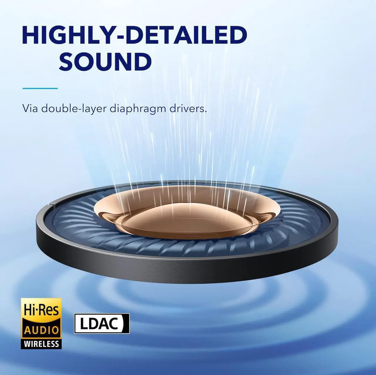 Alt view image 6 of 7 - soundcore by Anker Space A40 Adaptive Active Noise Cancelling Wireless Earbuds, Reduce Noise by Up to 98%, Ultra Long 50H Playtime, 10H Single Playtime, Hi-Res Sound, Comfortable Fit, Wireless Charge