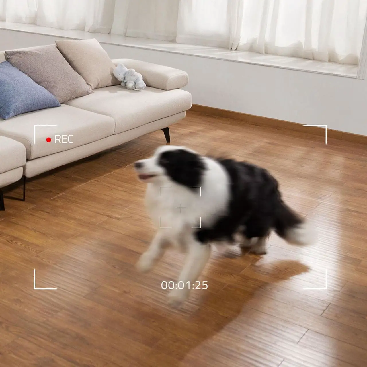 Alt view image 4 of 7 - eufy 2K Smart Security Camera Indoor Camera Mini Cam WiFi Baby Monitor Pan&Tilt (Renewed)