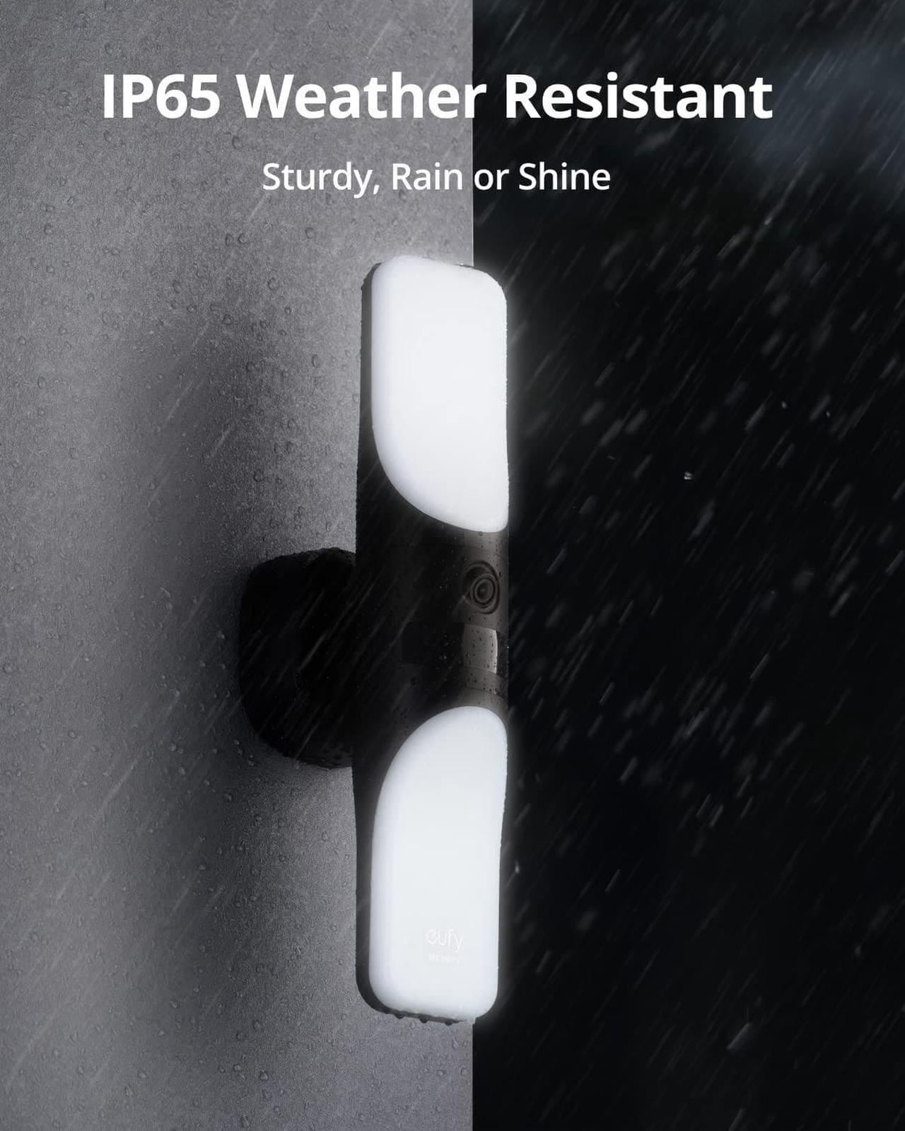 Alt view image 7 of 7 - eufy Security S100 Wired Wall Light Cam, Security Camera Outdoor, 2K Camera with 1200 Lumen Light, Color Night Vision, Motion Activated Light, AI Smart Detection, IP65 Waterproof, No Monthly Fee