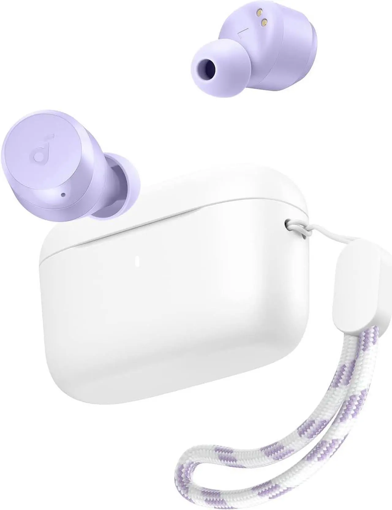 Main image of Soundcore by Anker A20i True Wireless Earbuds, Bluetooth 5.3, App, Customized Sound, 28H Long Playtime, Water-Resistant, 2 Mics for AI Clear Calls, Single Earbud Mode Purple