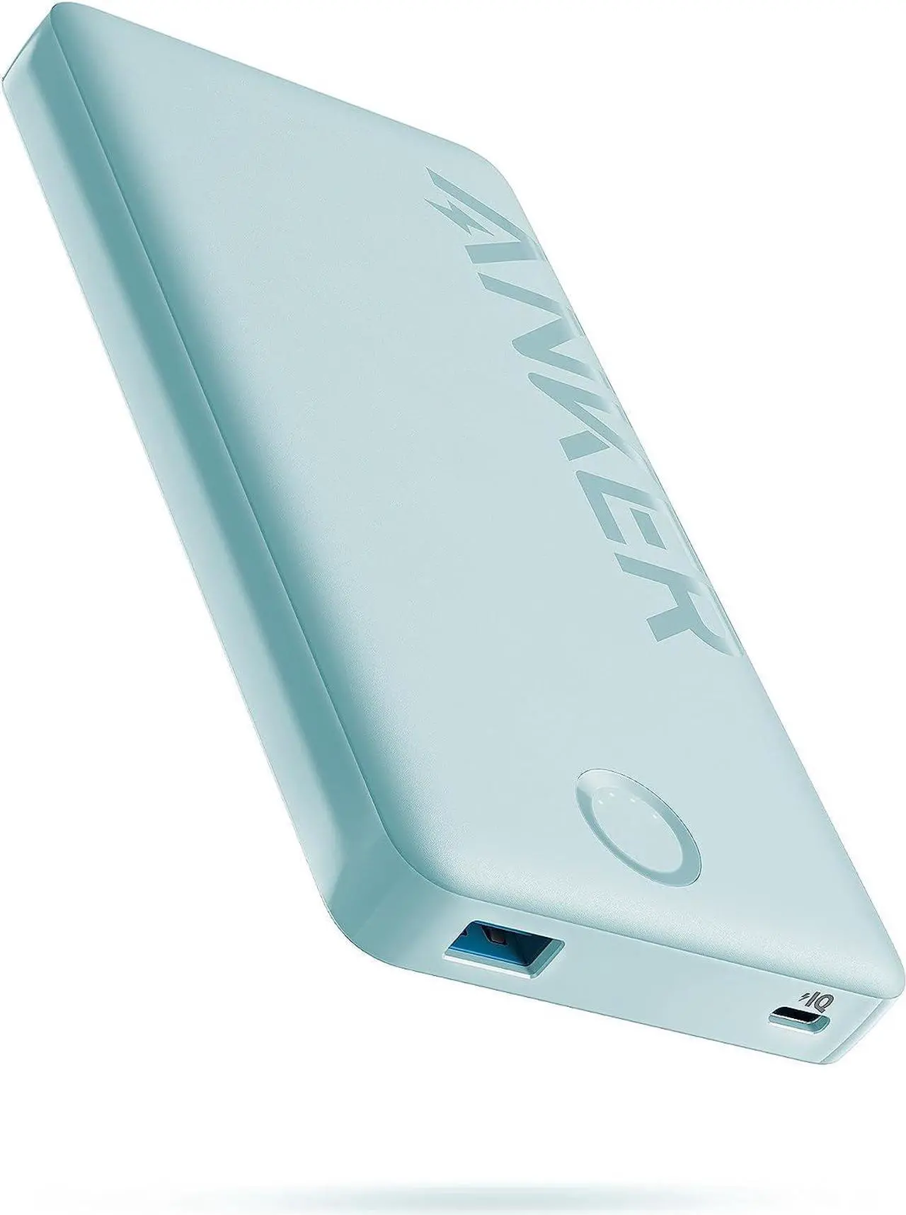 Main image of Anker USB-C Power Bank, 10,000mAh Portable Charger (PowerCore PIQ), High-Capacity Battery Pack for iPhone 14/14 Pro / 15 Pro Max/Samsung/Pixel/LG (Cable and Charger Not Included) Green