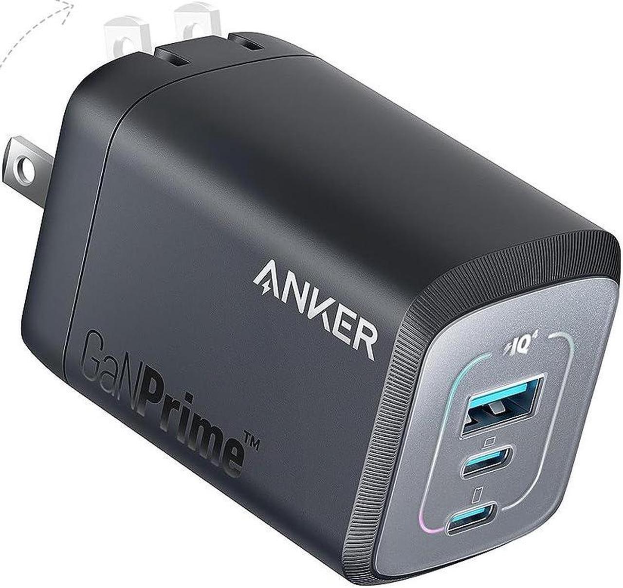 Main image of Anker Prime 100W USB C Charger, Anker GaN Wall Charger, 3-Port Compact Fast PPS Charger, for MacBook Pro/Air, Pixelbook, iPad Pro, iPhone 15/Pro, Galaxy S23/S22, Note20, Pixel, Apple Watch, and More