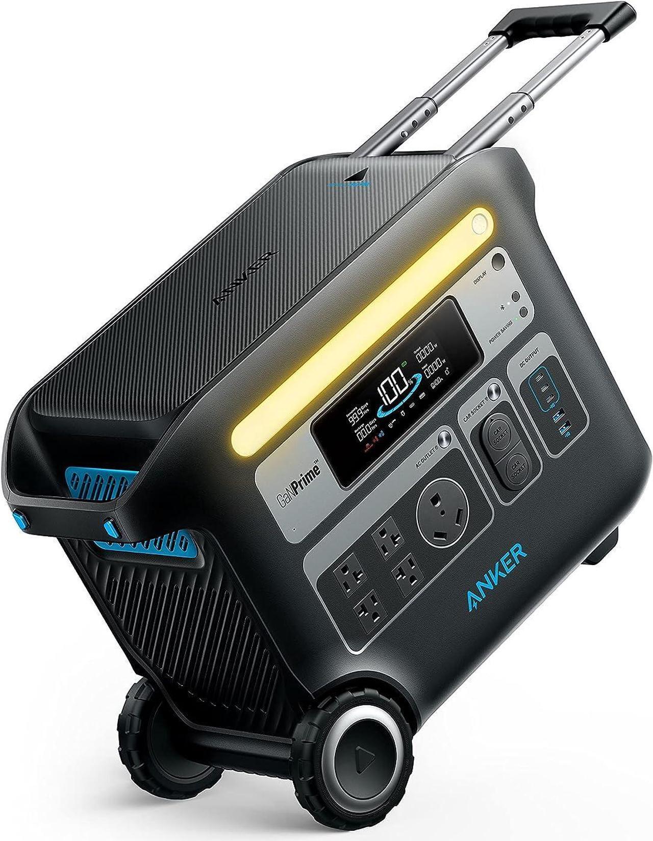 Main image of Anker SOLIX F2000 Portable Power Station, PowerHouse 767, 2400W Solar Generator, GaNPrime Battery Generators for Home Use, LiFePO4 Power Station for Outdoor Camping, and RVs (Solar Panel Optional)