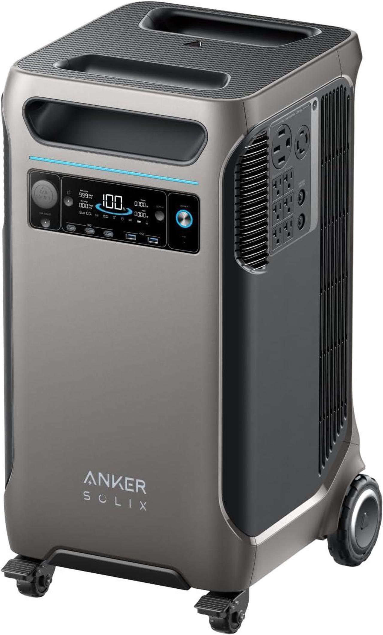 Main image of Anker SOLIX F3800 Portable Power Station, 3840Wh, LiFePO4 Batteries, Ultra-High 6000W AC Output with 120V/240V, Solar Generator for Home Backup, RVs, Emergencies, Power Outages, and Outdoor Camping