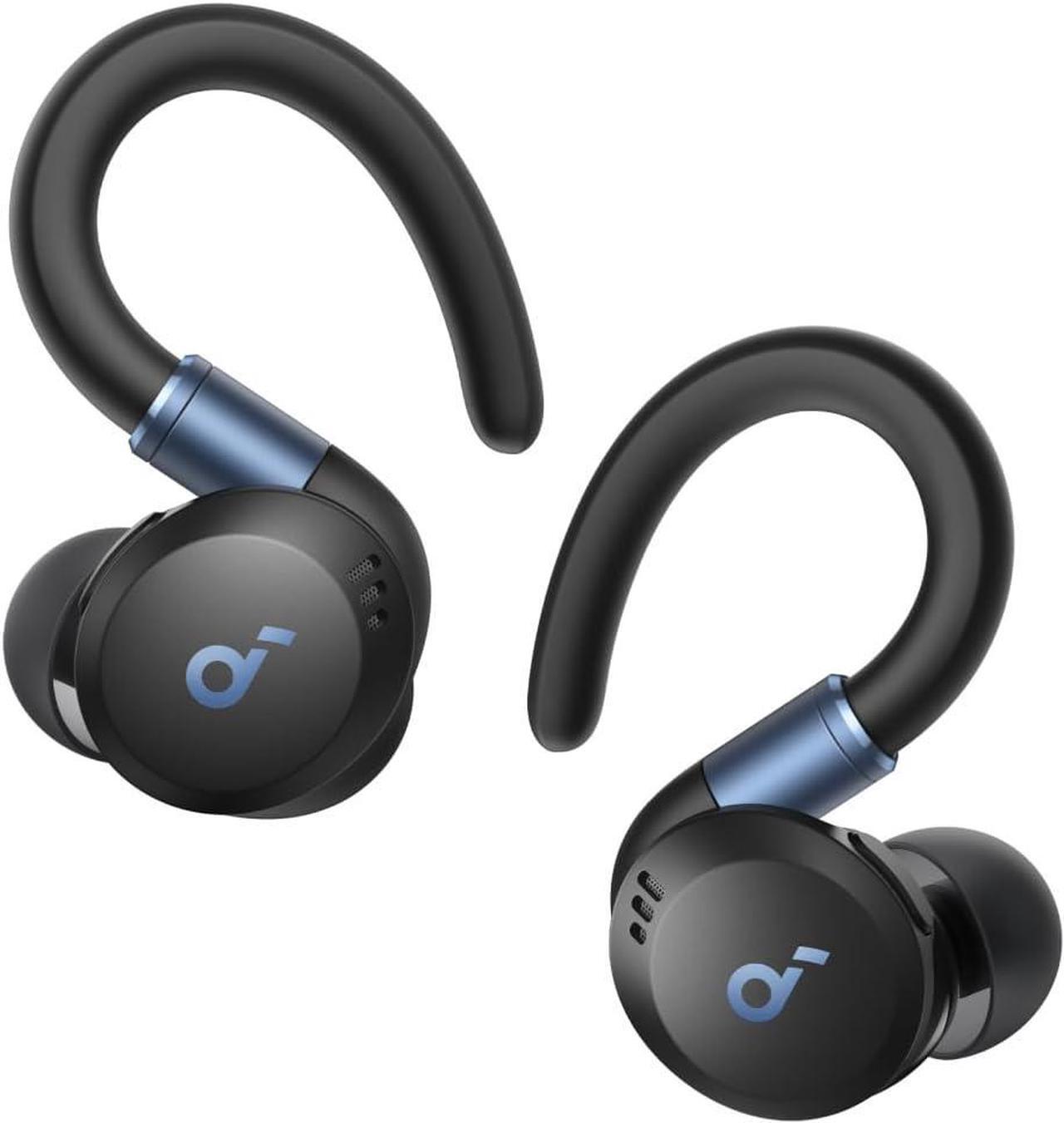 Main image of Soundcore Sport X20 by Anker, True-Wireless Workout Earbuds, Rotatable and Extendable Ear Hooks, Noise Cancelling, Deep Bass, IP68 Waterproof, Sweatproof, Dustproof, 48H Play, Sport Earbuds for Gym