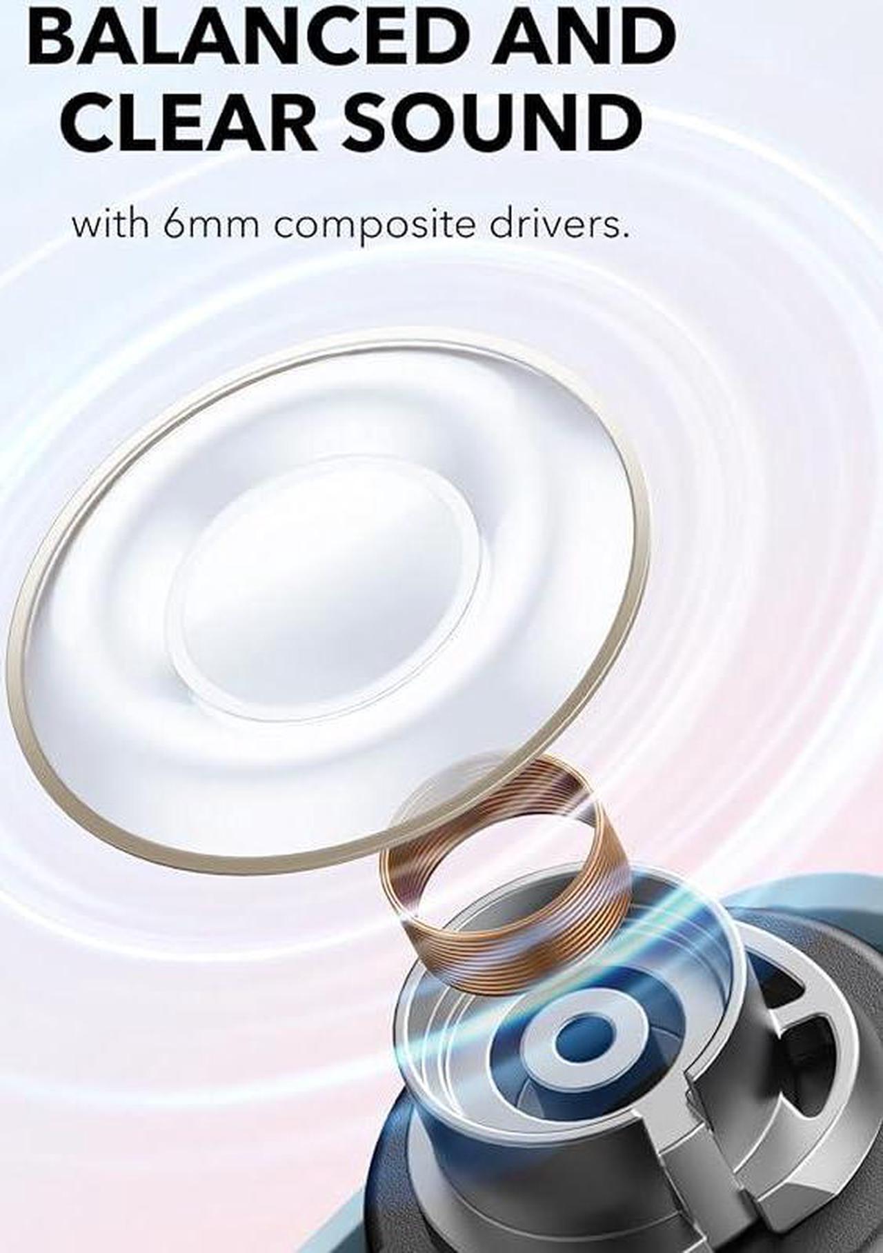 Alt view image 5 of 6 - Soundcore A30i by Anker, Smart Noise Cancelling Earbuds, Lipstick-Shaped Stylish Design, Tiny, Lightweight Comfort, Clear Sound, IP54, 15H Playtime in ANC Mode, Wireless Earbuds, Bluetooth 5.4 Blue