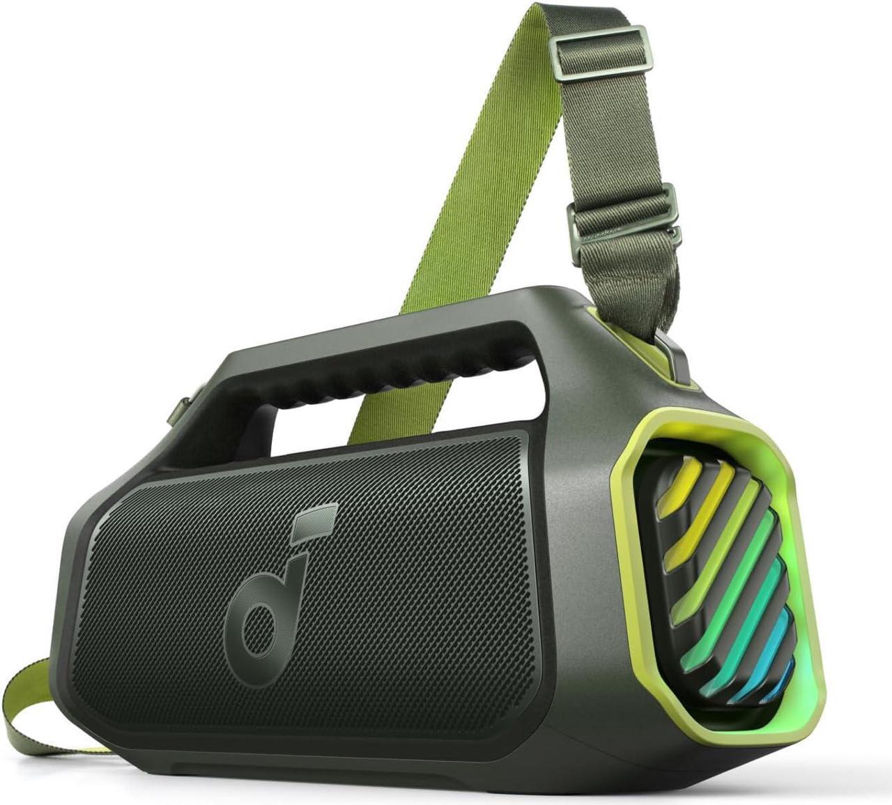 Main image of Soundcore Boom 2 Plus Outdoor Speaker, 140W, 2+2 Channel, BassUp 2.0, 20H, Fast Charge, IPX7 Waterproof, RGB Lights, USB-C, Power Bank, BT 5.3, Portable Bluetooth Speaker, Camping, Beach, Backyard