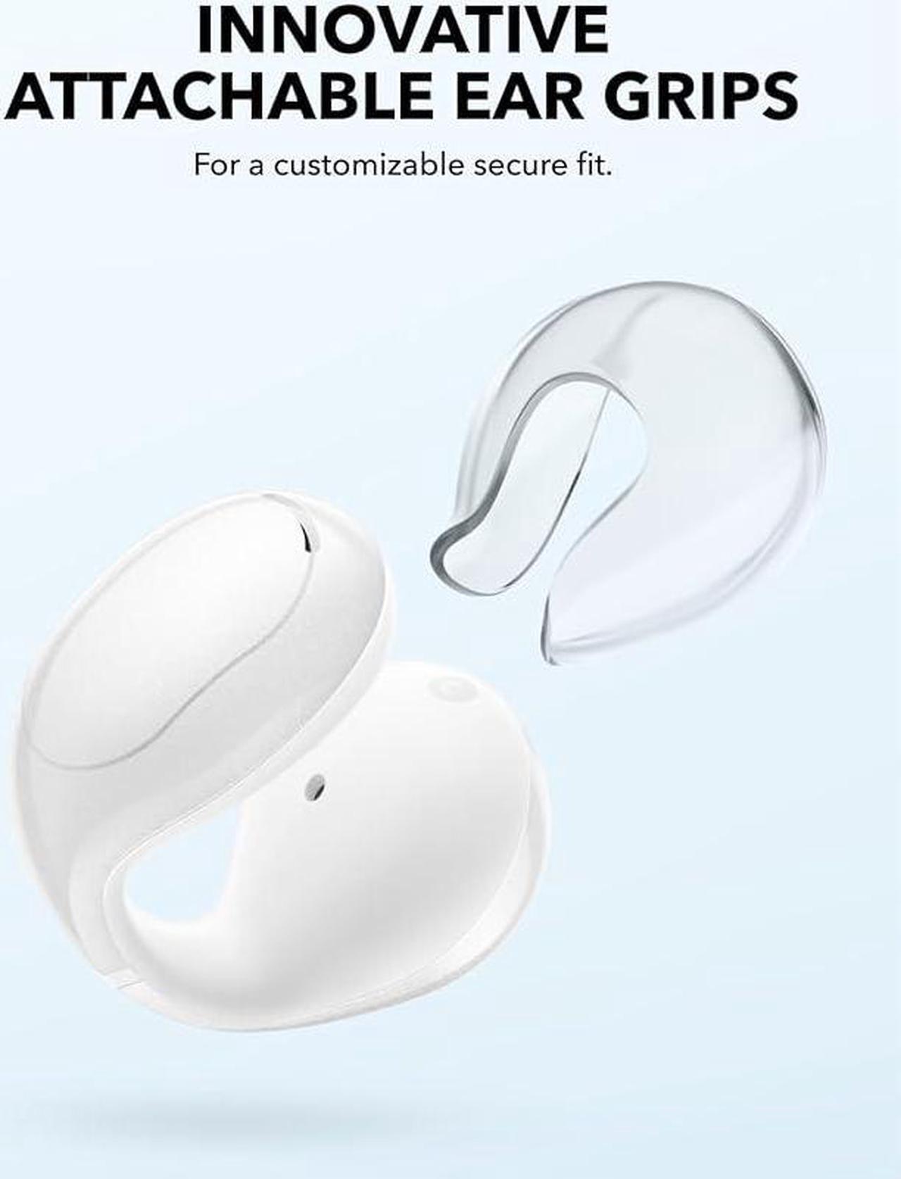 Alt view image 3 of 6 - Soundcore C30i by Anker, Open-Ear Earbuds, Clip-On Headphones, Lightweight Comfort, Stable Fit, Firm-Shell Design, Attachable Ear Grips, Big Drivers for Vibrant Sound, 30H Play, IPX4 Water-Resistant