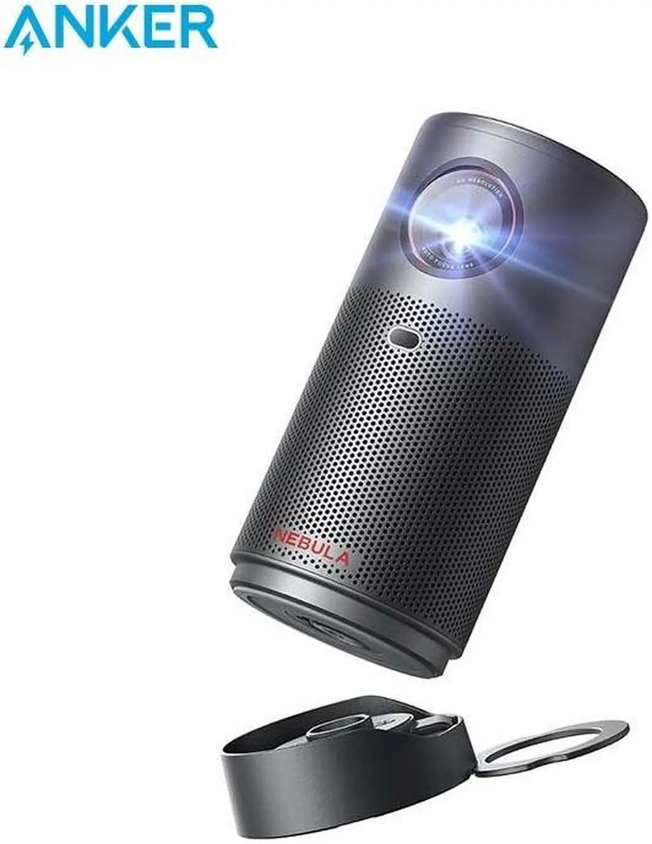 Main image of Anker NEBULA Capsule Air Google TV Projector, Officially Licensed Netflix, 720p Smart Mini Projector with Wi-Fi and Bluetooth, 2 Hours of Playtime, Dolby Digital, Ultra Portable for Any Space
