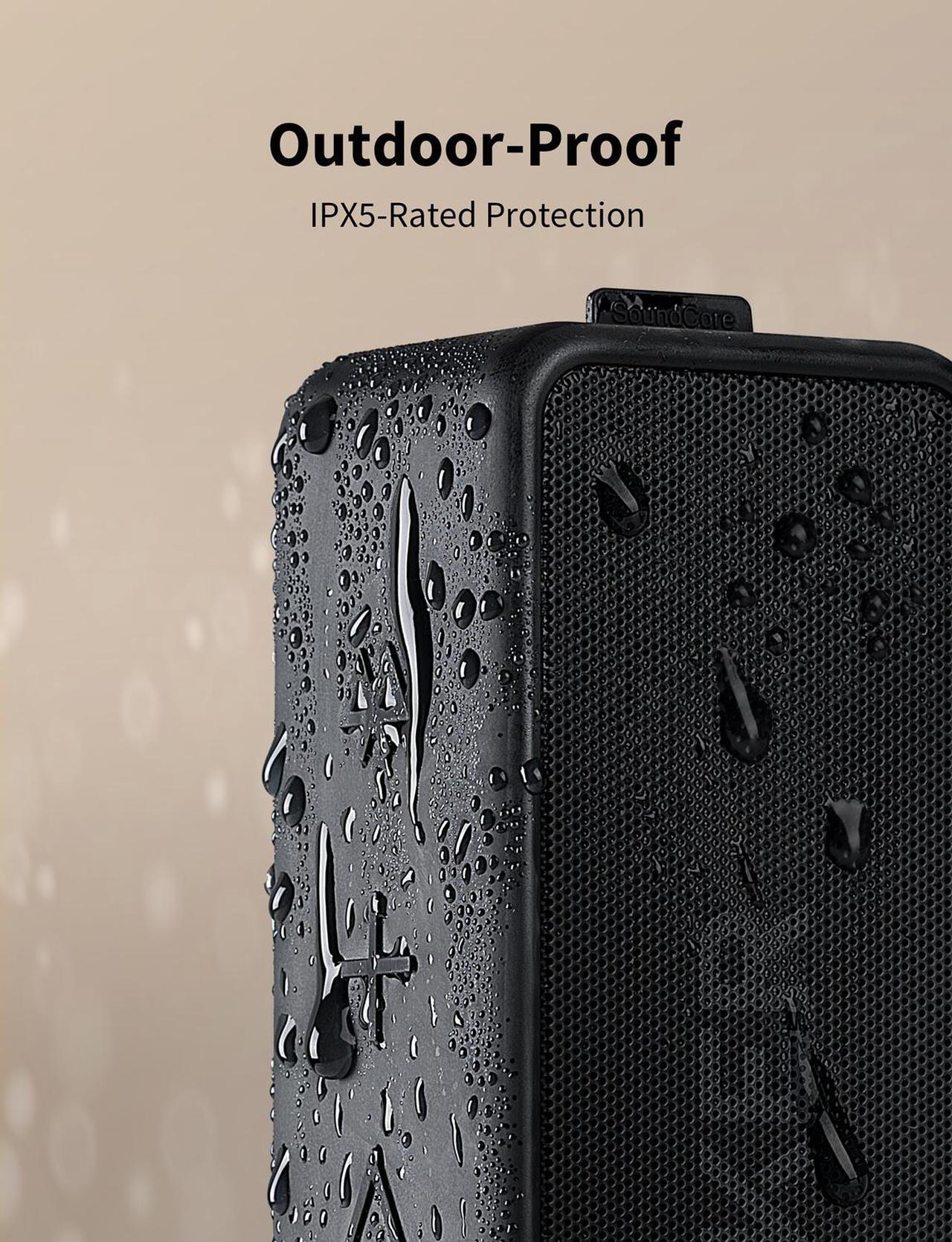 Alt view image 6 of 7 - Anker Soundcore 2 Portable Bluetooth Speaker with Superior Stereo Sound, Exclusive BassUp, 12-Watts, IPX5 Water-Resistant, 24-Hour Playtime, Perfect Wireless Speaker for Home, Outdoors, Travel