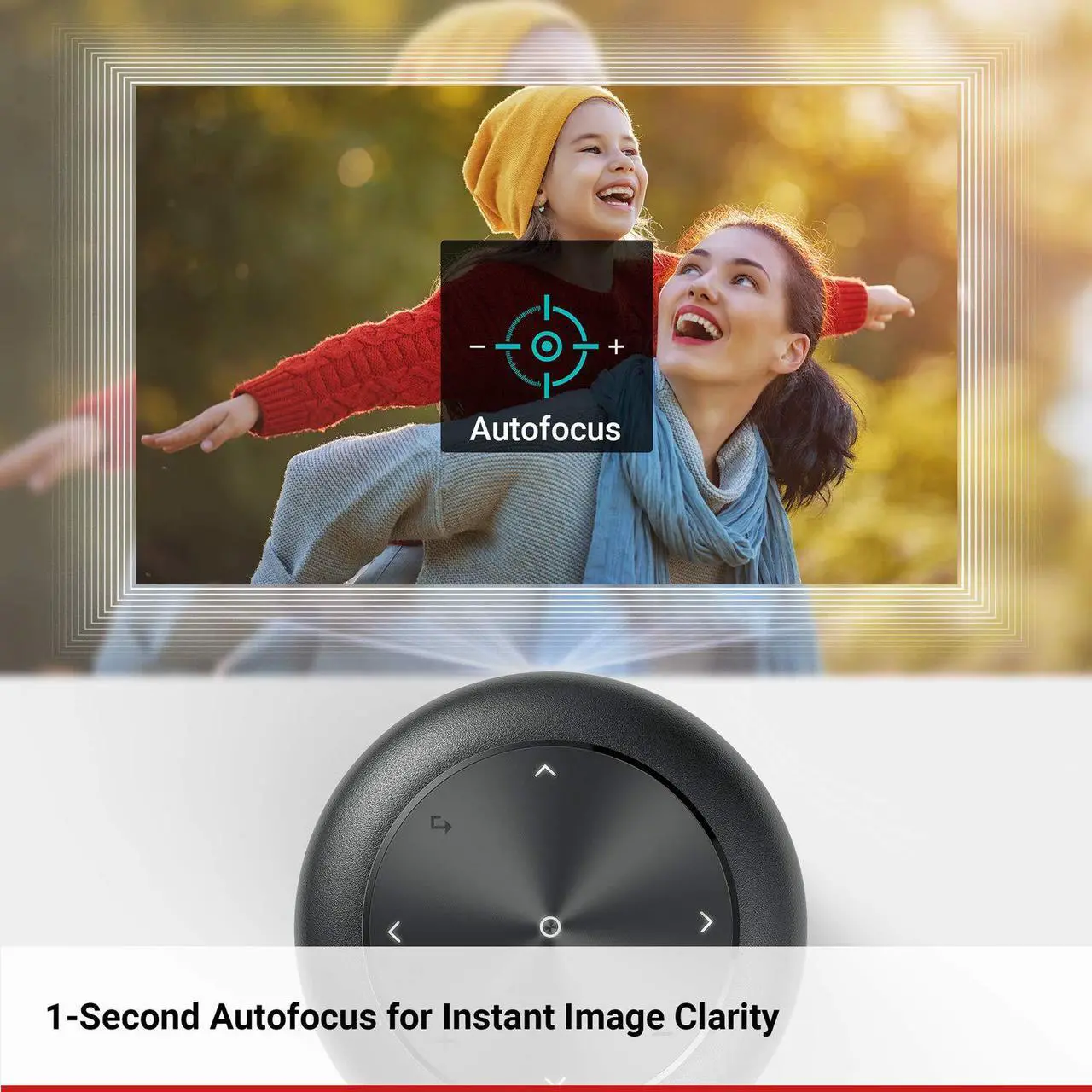 Alt view image 4 of 7 - Nebula Capsule II Smart Mini Projector, by Anker, Palm-Sized 200 ANSI Lumen 720p HD Portable Projector Pocket Cinema with Wi-Fi, DLP, 8W Speaker, 100 Inch Picture, 3, 600+ Apps, Movie Projector