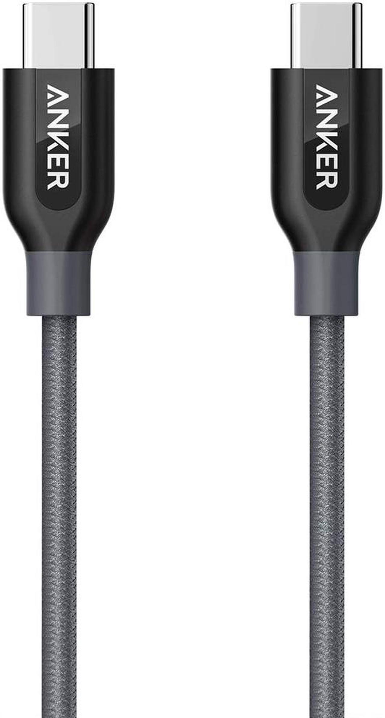 Main image of Anker Powerline+ USB C to USB C Cable (6 ft), Power Delivery PD Charging for Apple MacBook, Huawei Matebook, iPad Pro 2018, Chromebook, Pixel, Switch, and More Type-C Devices/Laptops