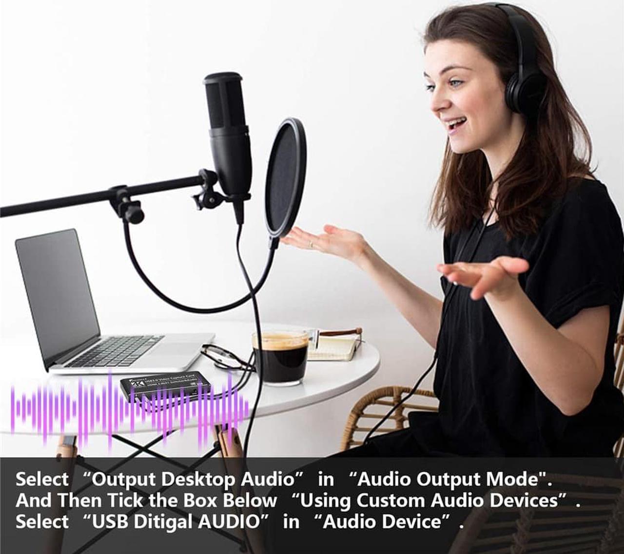 Alt view image 7 of 7 - 4K@60Hz 3X1 HDMI Video Capture Card with Mic & 3.5mm Audio 4K 60fps Board Game Capture Card USB3.0/Type-C Recorder Box Device for Live Streaming Video Recording Loop Out
