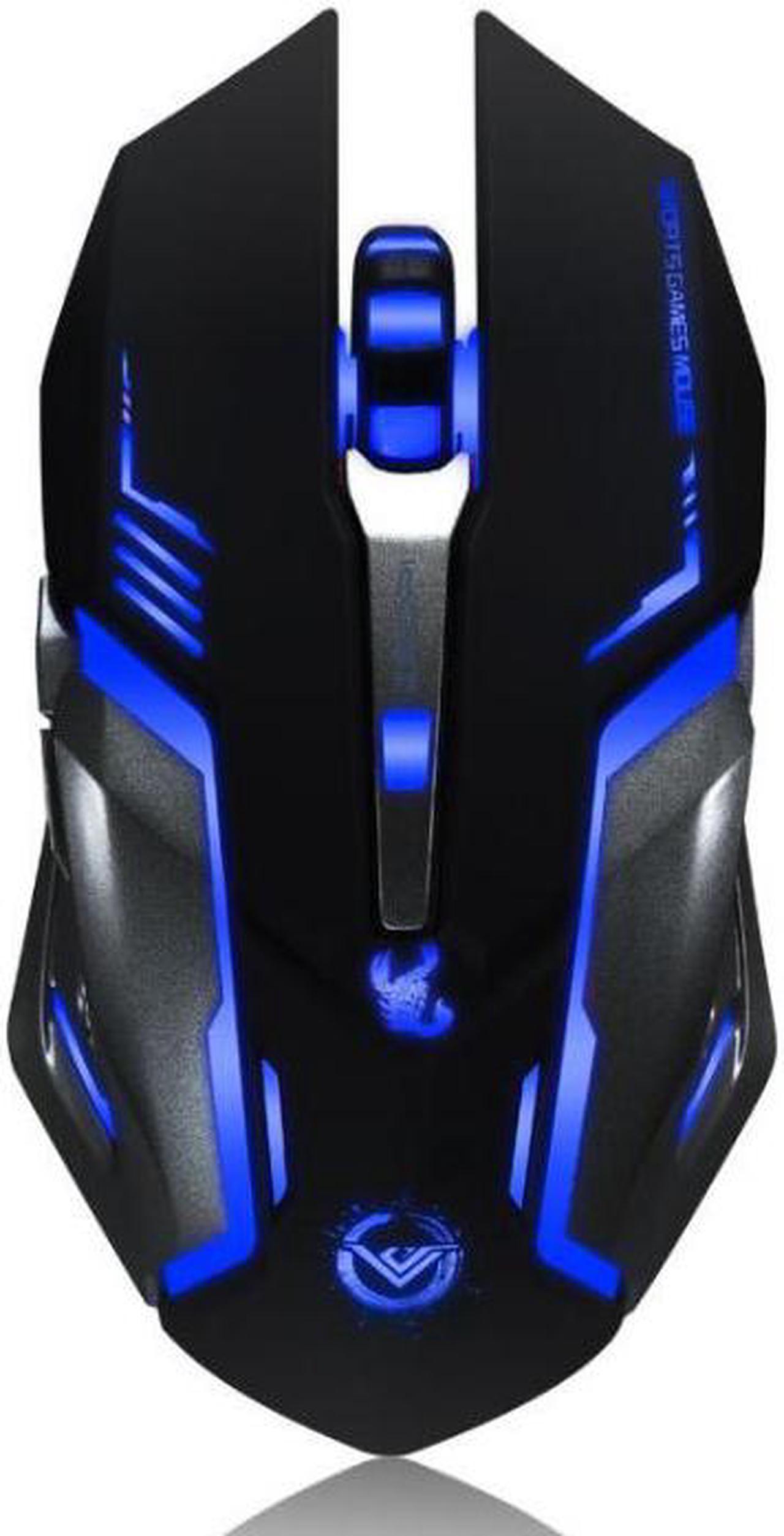 LUOMs Gaming Mouse - NEW - PRECISE - Wired USB - Adjustable 1200 to 3200 DPI - 6 Buttons Programmable Buttons - Comfortable for all hand sizes - Ambidextrous Excellent grip Gamer Gaming