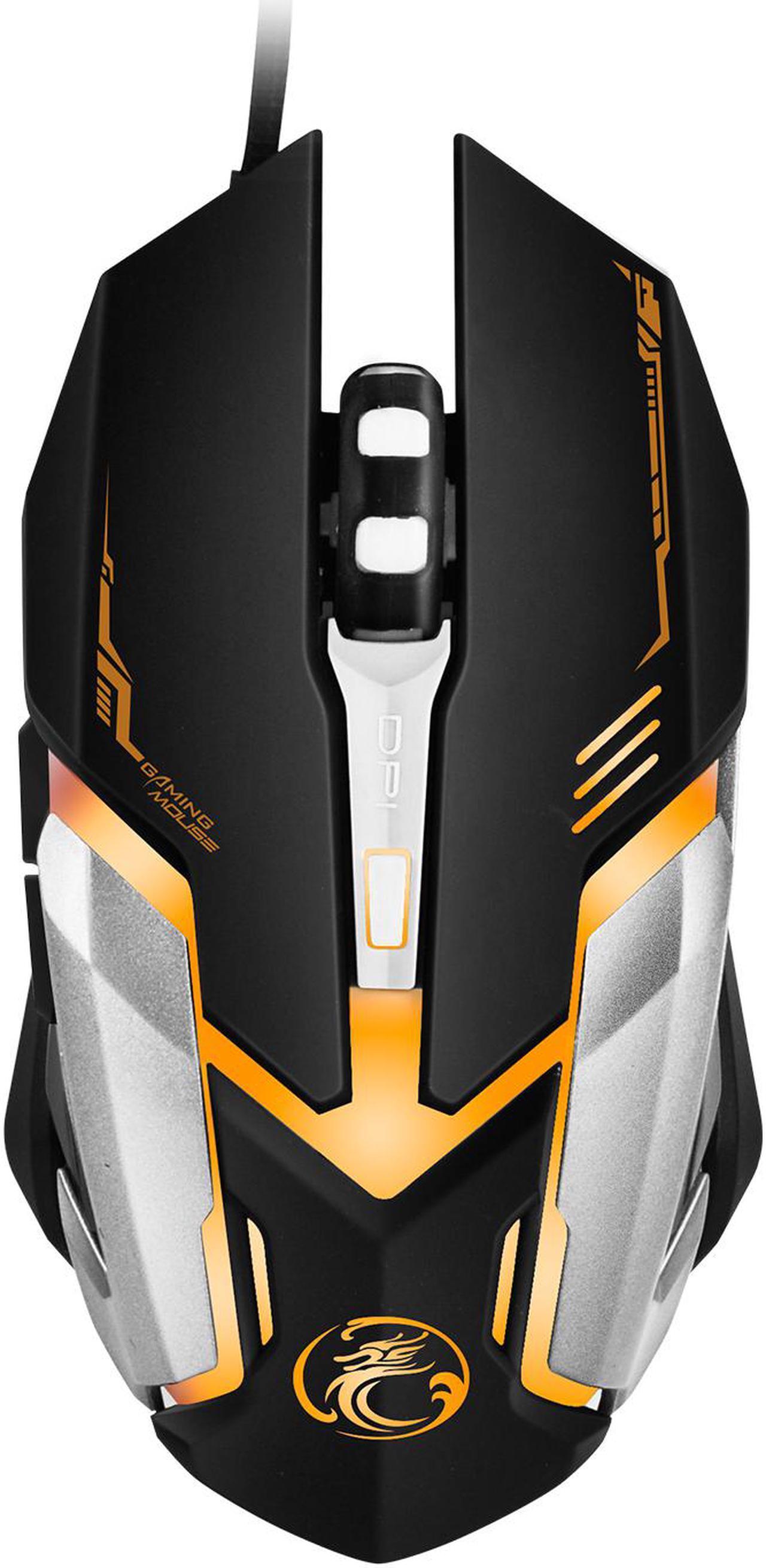 imice Wired Gaming Mouse USB Optical 6 Buttons PC Computer Gamer Mice 4800dpi