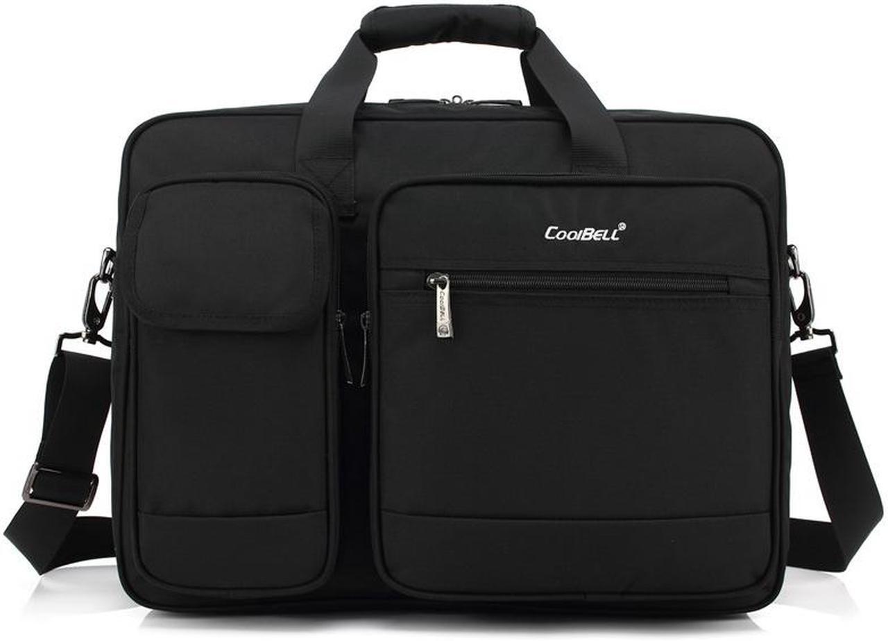 Main image of LUOM  Laptop Bag 15.6 Inch Laptop Briefcase Laptop Messenger Bag Water Repellent Computer Case Laptop Shoulder Bag Durable Tablet Sleeve for Business/College/Women/Men Fits 15.6 Inch Laptop-Black