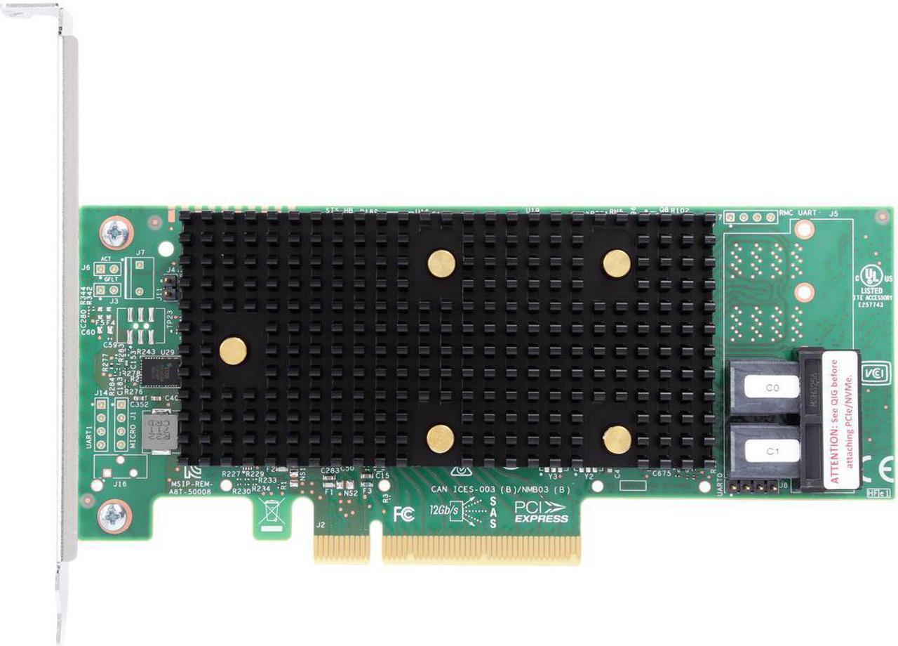 Alt view image 4 of 6 - LSI 9400-8i x8 lane PCI Express 3.1 SAS Tri-Mode Storage Adapter