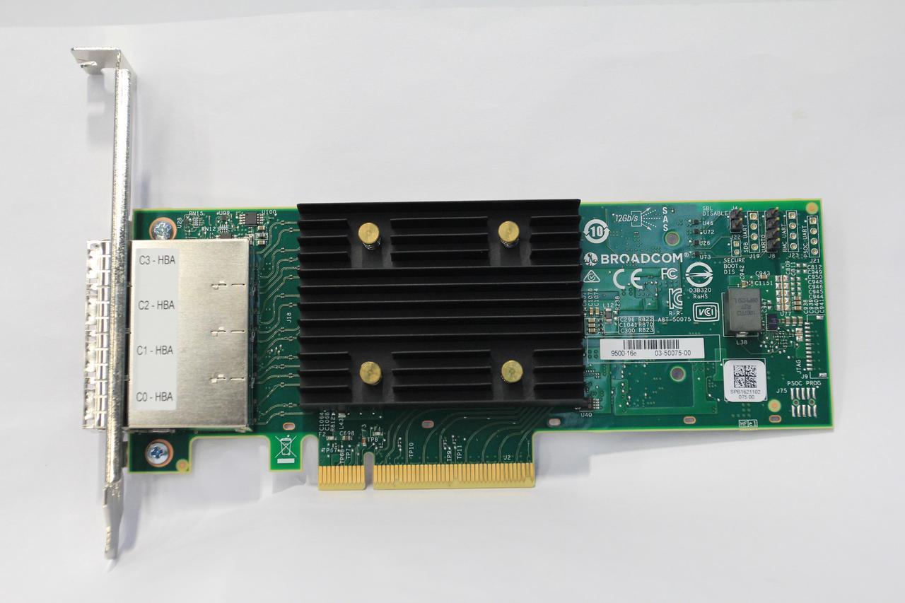 Broadcom HBA 9500-16e interface cards/adapter SAS - 05-50075-00