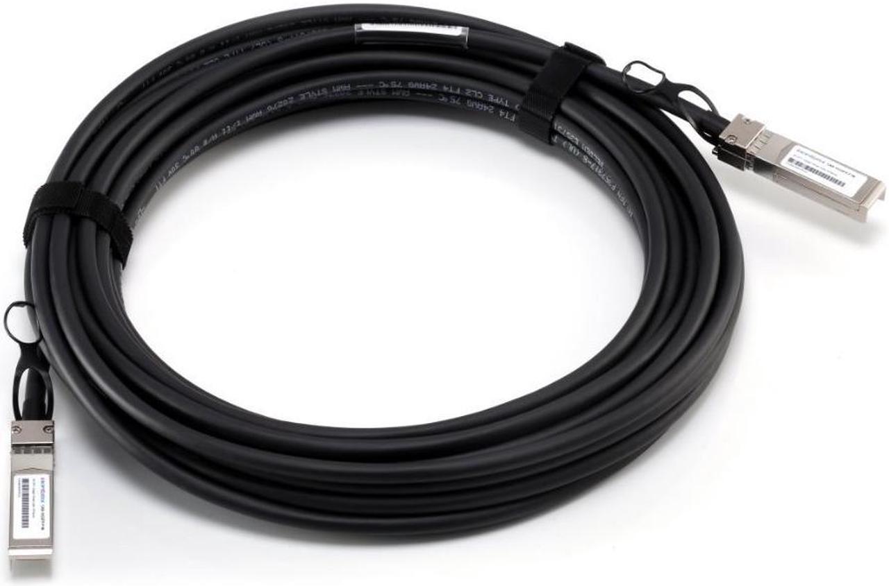 Juniper Networks EX-SFP-10GE-DAC-5M Compatible 10G SFP+ DAC Twinax Cable (5-meter, passive, SFP+ to SFP+, 24AWG)