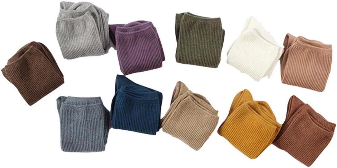 Main image of Lian LifeStyle Big Girl's Women's 5 Pairs Breathable & Fashionable Cute Cotton Crew Socks L1840 Size 6-9(DarkSeaGreen, DarkGray,CadetBlue,Caramel,Turmeric)
