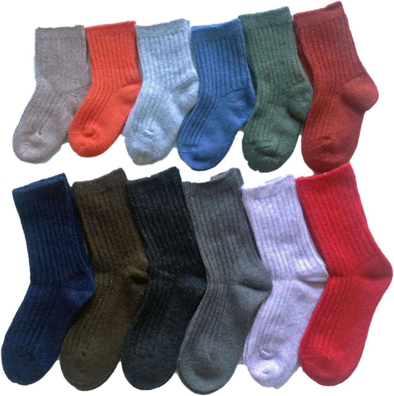 Main image of Lian LifeStyle Children 3 Pairs Fantastic Wool Crew Socks Super Comfortable, Soft, Adorable and Durable Size 6-9 6M-2Y Random Boy Color