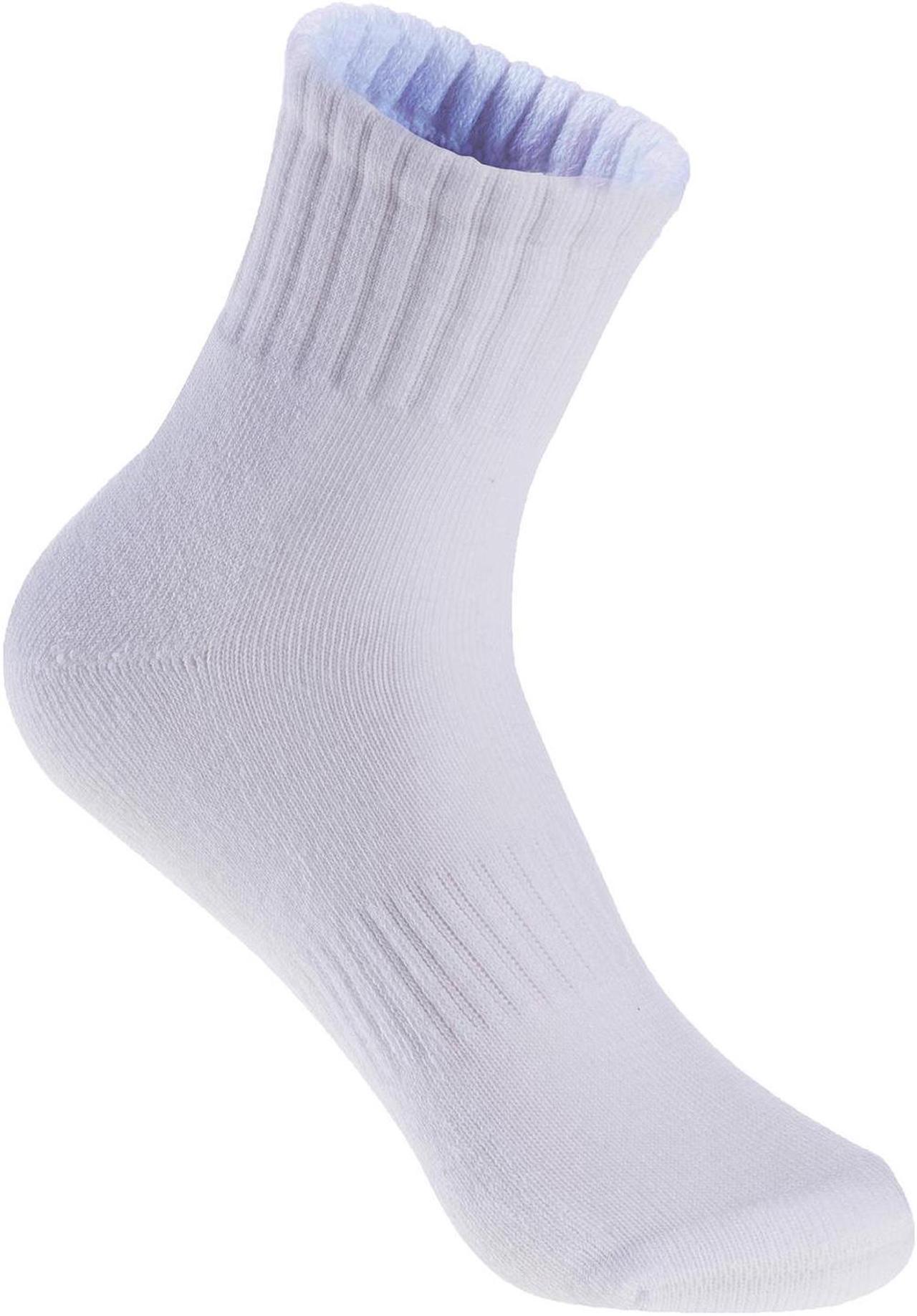 Alt view image 4 of 4 - Lian LifeStyle Premium Children's 3 Pairs Sports Crew Socks Great for Sports: Running, Basketball, Soccer JH0105 Size M 9Y-12Y(Black, Grey, White)