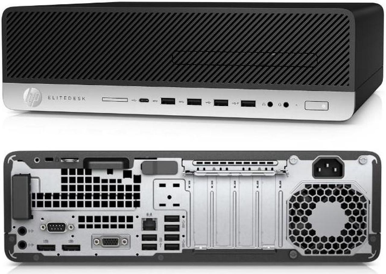 HP EliteDesk 800 G3 Small Form Factor PC, Intel Core Quad i5 6500 up to 3.6 GHz, 32GB DDR4, 2TB+512GB SSD, WiFi, VGA, DP, Win 10 Pro 64-Multi-Language Support English/Spanish/French