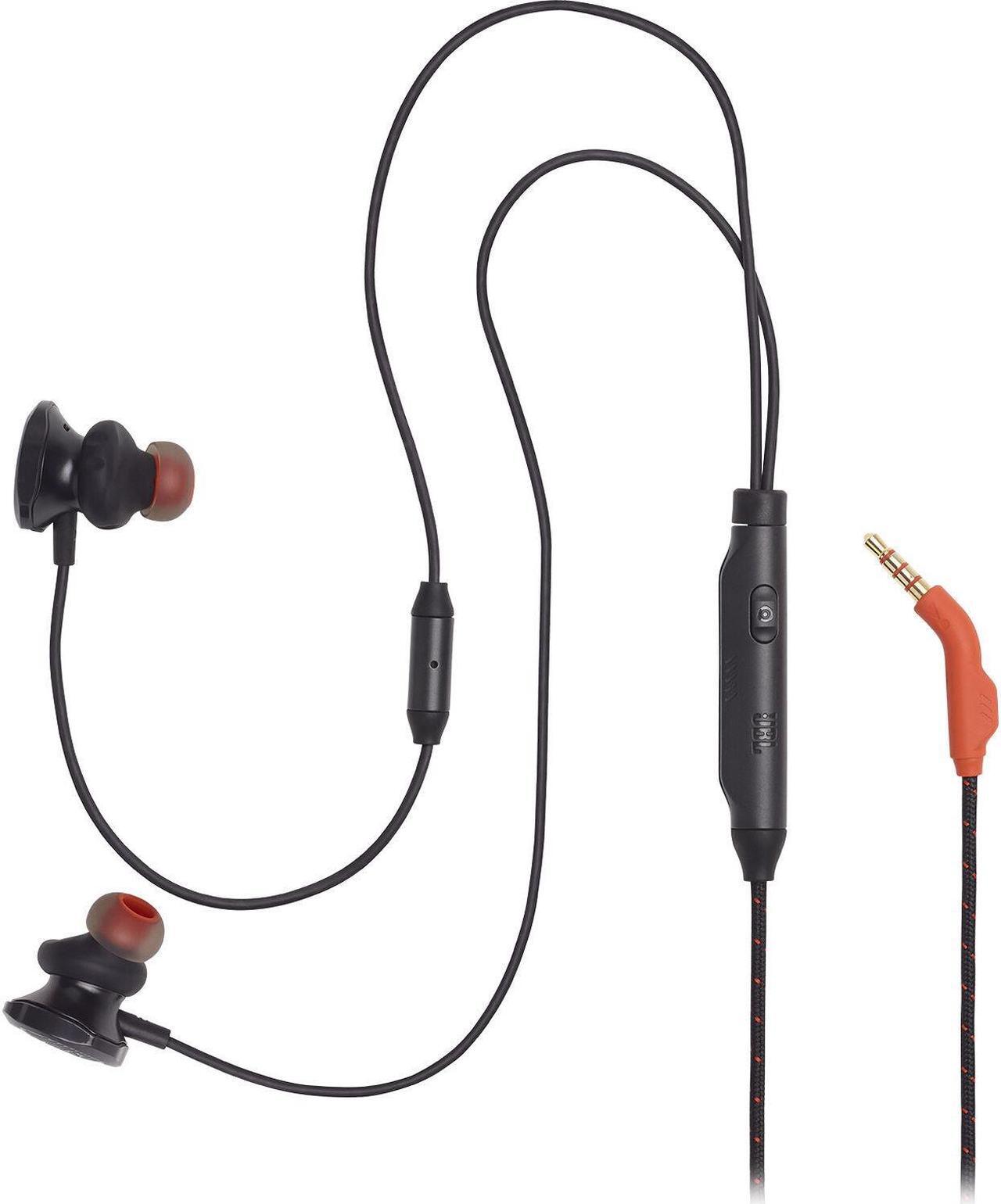 Alt view image 7 of 10 - JBL Quantum 50 Wired In-ear Gaming Headset, Black