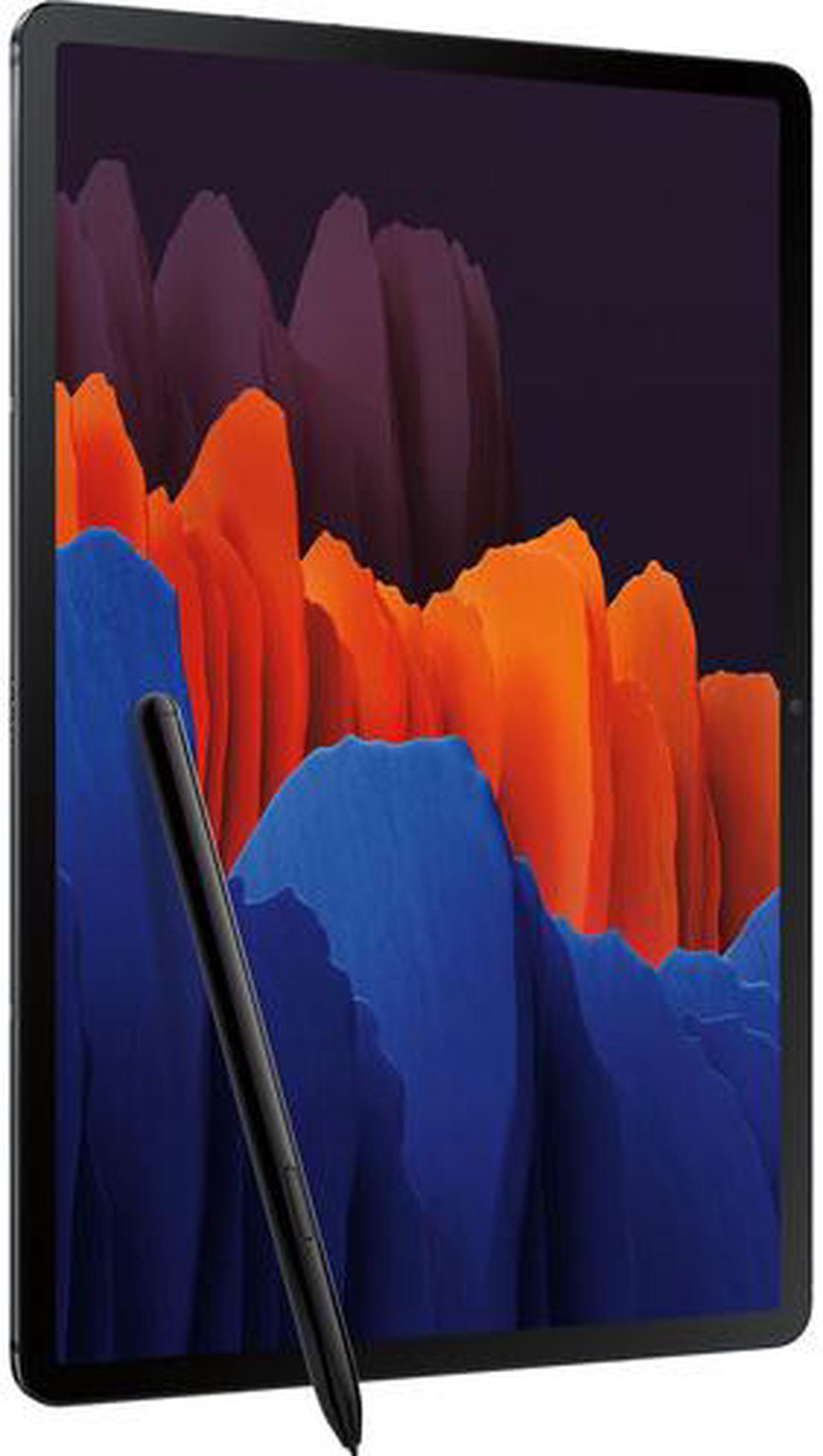 Alt view image 2 of 10 - Samsung Galaxy Tab S7+ SM-T970 Tablet - 12.4" WQXGA+ - 6 GB RAM - 128 GB Storage - Android 10 - Mystical Black - Qualcomm Snapdragon 865 Plus SoC Octa-core (8 Core) 3.09 GHz - Upto 1 TB microSD ...