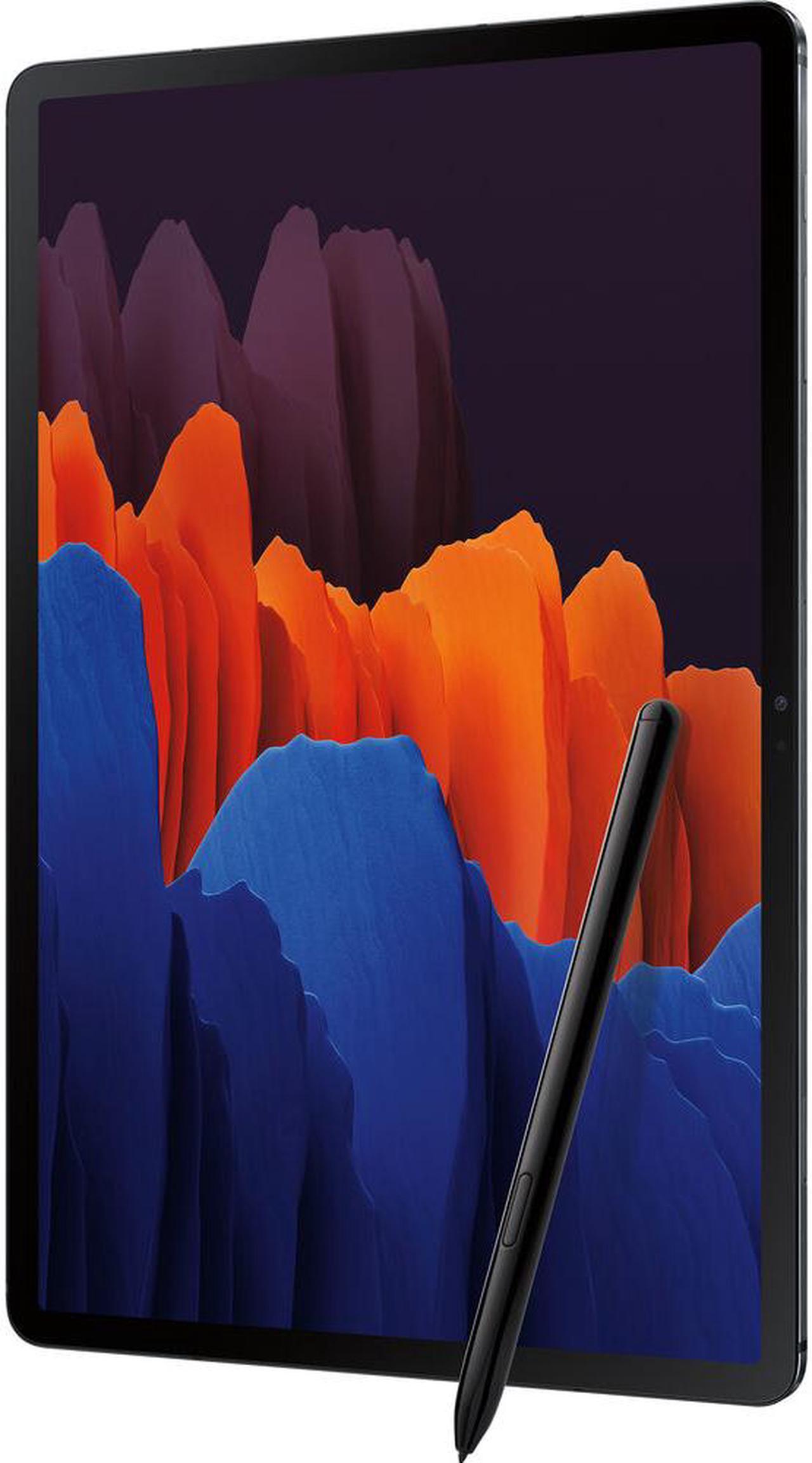 Alt view image 7 of 10 - Samsung Galaxy Tab S7+ SM-T970 Tablet - 12.4" WQXGA+ - 6 GB RAM - 128 GB Storage - Android 10 - Mystical Black - Qualcomm Snapdragon 865 Plus SoC Octa-core (8 Core) 3.09 GHz - Upto 1 TB microSD ...