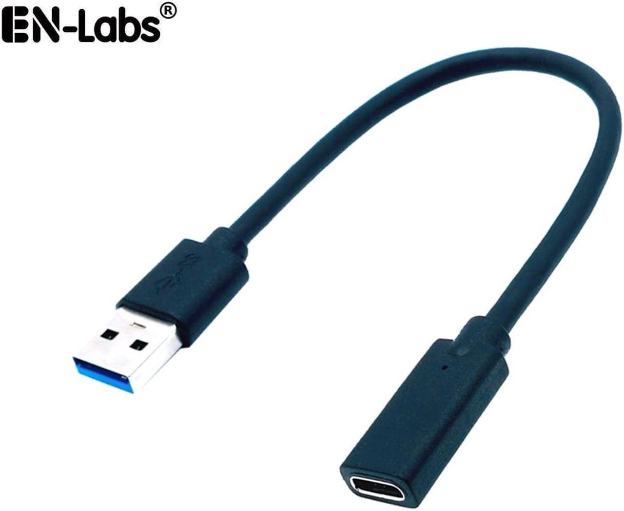 USB C Female to USB 3.0 A Male 5Gbps Cable Adapter, USB 3.0 Type A Male to USB 3.0 Type C Female Connector Converter Adapter Type C to USB A Adapter - 8inch