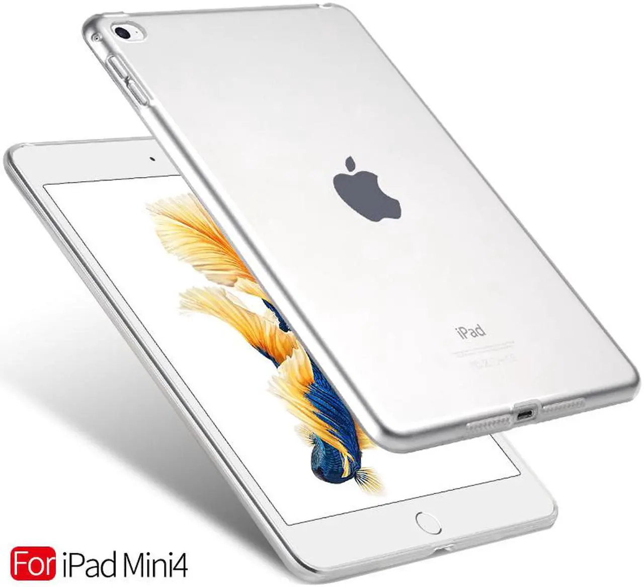 Main image of iPad Mini 4 Case,Clear Soft TPU Transparent Gel Silicone Bumper Tab Case Skin Cover for Apple iPad Mini 4 7.9"