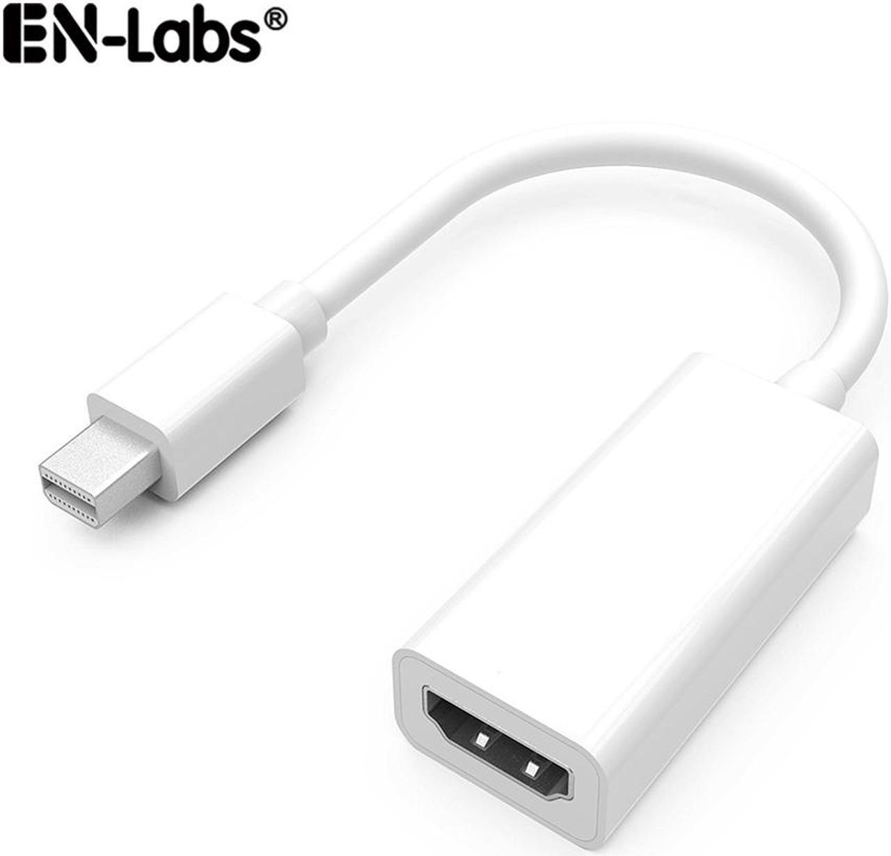 EnLabs PSMDP2HD Thunderbolt Mini DisplayPort to HDMI-compatible Passive Converter - Mini DP to HDMI-compatible Adapter - 1920x1080p - MDP to HDMI-compatible -White