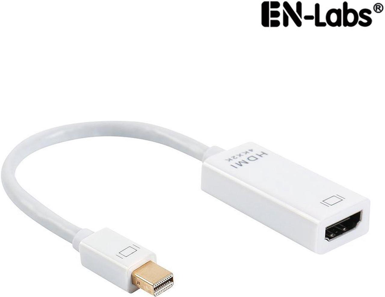 EnLabs PSMDP2HD4K Thunderbolt Mini DisplayPort 1.2 to HDMI-compatible 4K2K Passive Converter - Mini DP / MDP 1.2 to HDMI-compatible Adapter - 3840x2160@30Hz - White