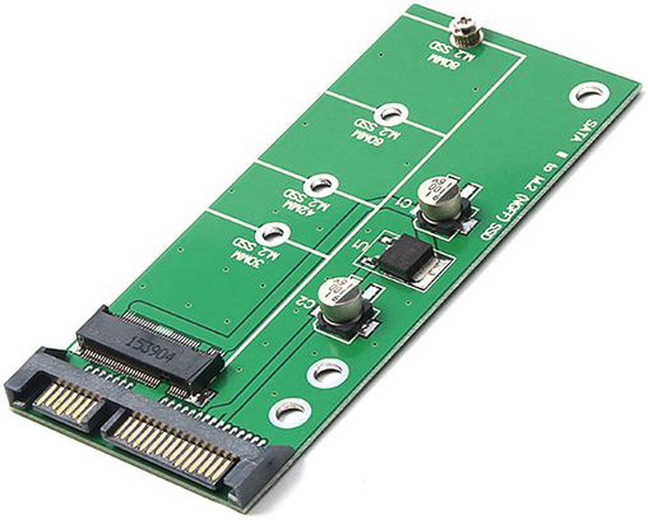 EnLabs NGFF ( M2 ) B Key & B+M Key SATA Based SSD to 2.5" SATA Adapter,SATA-Bus M.2 NGFF SSD to SATAIII 6Gbps Convert Card For 2230/2242/2260/2280mm