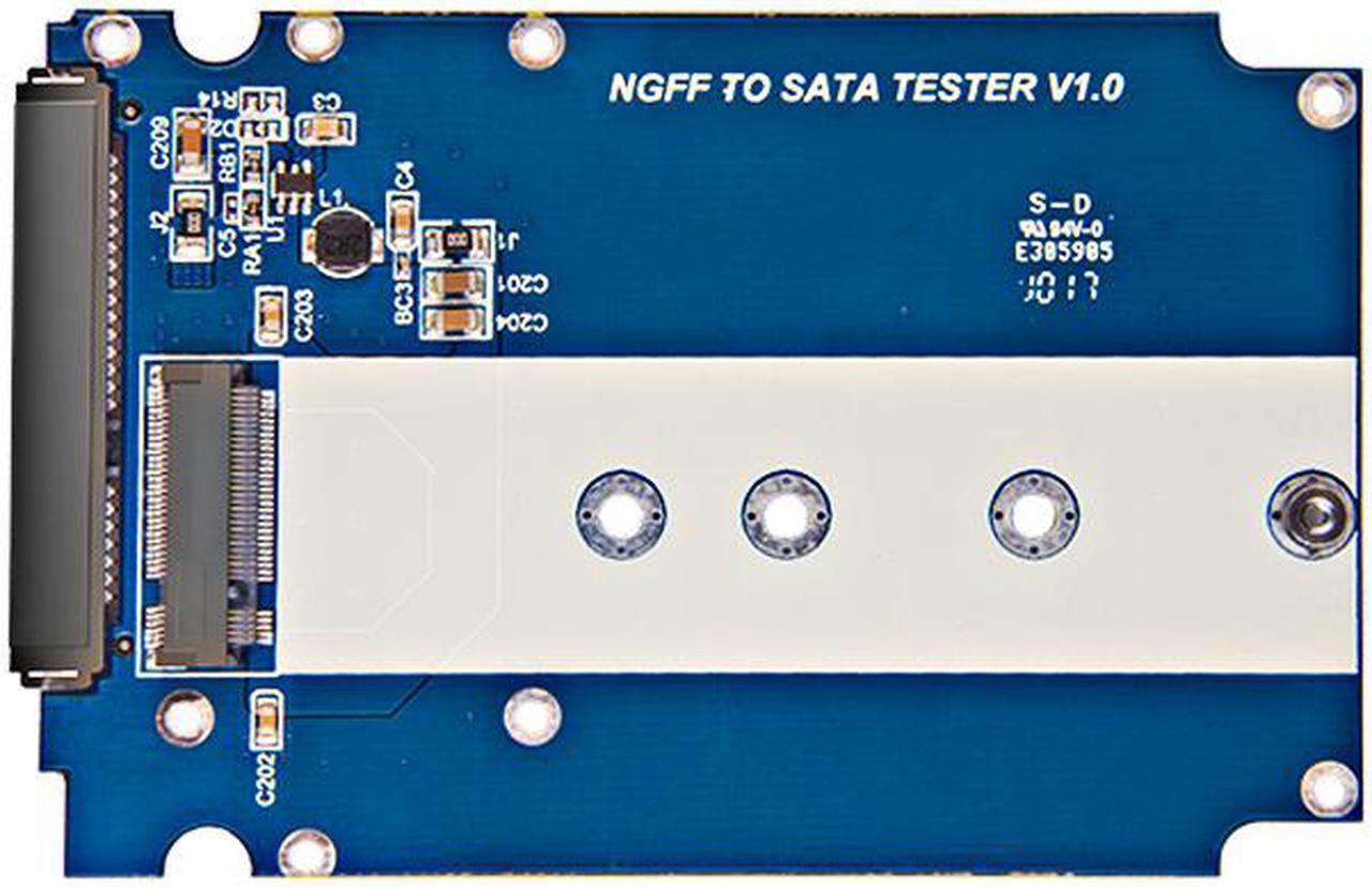 EnLabs NGFF ( M2 ) SATA Based SSD to 2.5" SATA Converter Adapter Card,SATA-Bus B Key, B+M Key NGFF SSD to SATAIII 6Gbps Adapter For 2230/2242/2260/2280mm