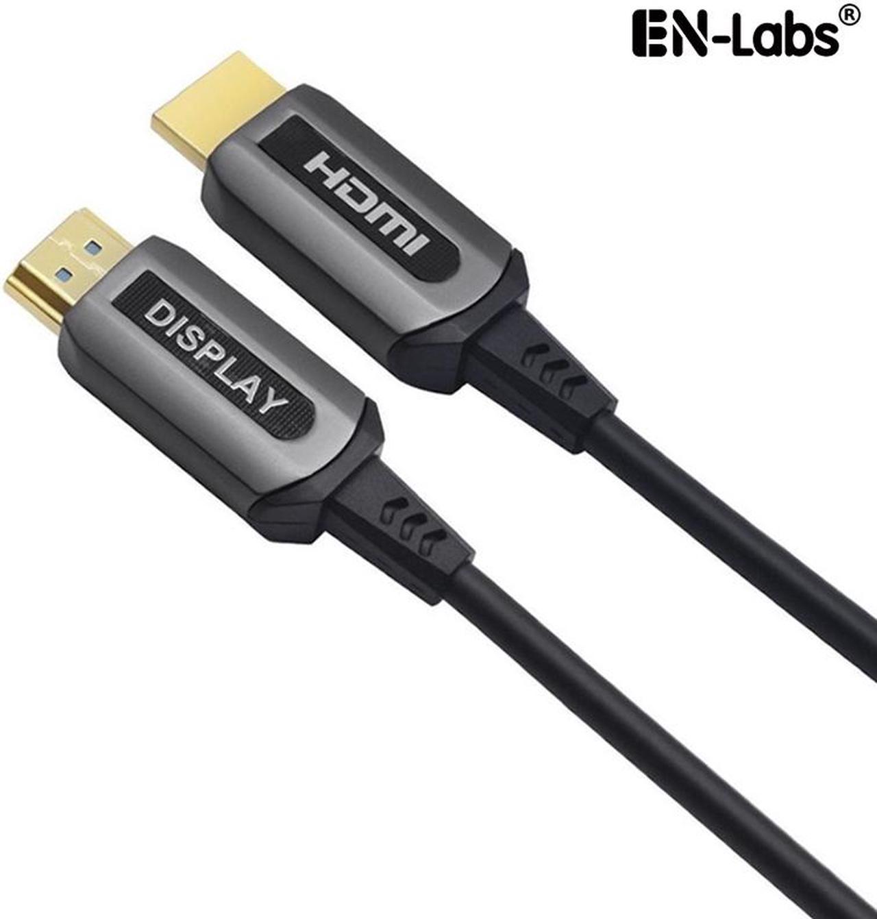 Fiber HDMI Cable 10 Meter HDMI 2.0 Fiber Optic Cable Support HDR, ARC, HDCP2.2, 3D, High Speed 18Gbps Subsampling 4:4:4/4:2:2/4:2:0 Slim Flexible Fiber HDMI Cable 4K60hz - 32.79ft