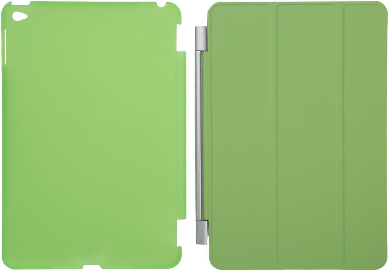 Case for iPad Mini 4 7.9"Ultra Slim Smart Cover Case 3 Folding Stand Auto Sleep/Wake w/ Matte Back Cover for Apple iPad 4 -Green