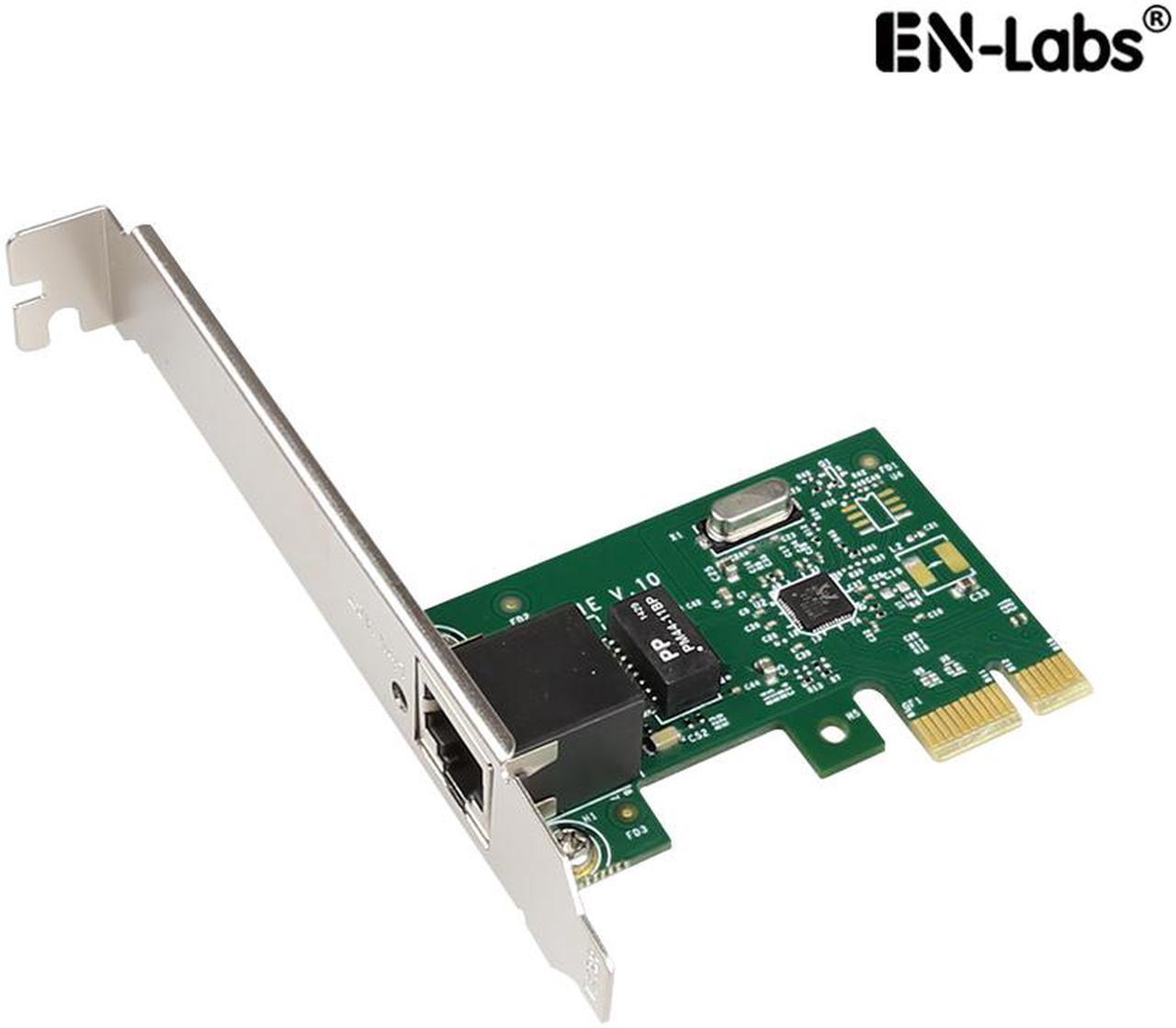 EnLabs PCIE100MNW 10/100Mbps RJ45 Fast Ethernet LAN PCI Express / PCIE Network Adapter / PCI-e Network Controller Card w/ Full-Profile PCI Slot Cover (Realtek RTL8211 chipest)