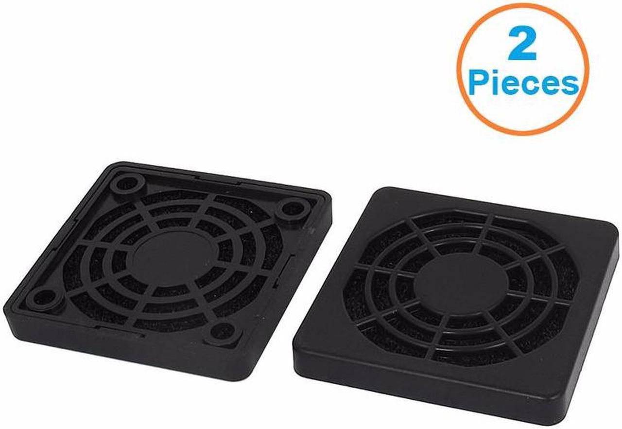 2pcs/lot 5CM Computer Guard Black Plastic Dustproof Dust Filterable 50mm PC Case Fan Cooler Filter Cover,55x55x7mm