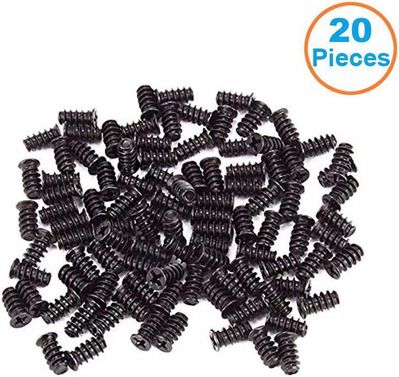 20pcs/lot Black Computer PC Case Cooling Fan Mount Screws For 70 80 90 120 140 Fans ,Pack Of 20pcs