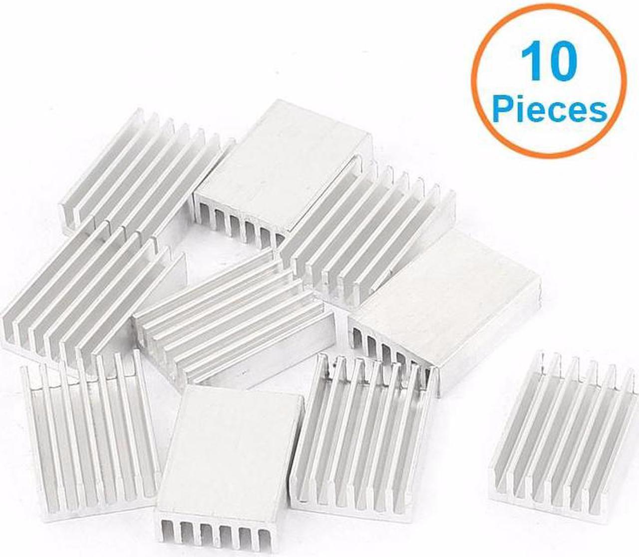 10pcs/lot Aluminum Heatsink 20x14x6mm Electronic Chip Cooling Radiator Cooler for IC MOSFET SCR,Router Heat Sink Extrusion Fins