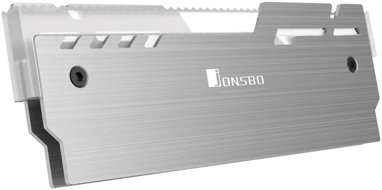 Alt view image 3 of 7 - Jonsbo NC-3 Desktop Memory Heatsink 5V 3Pin Addressable RGB Aluminum RAM Heat Spreader Cooling Shell
